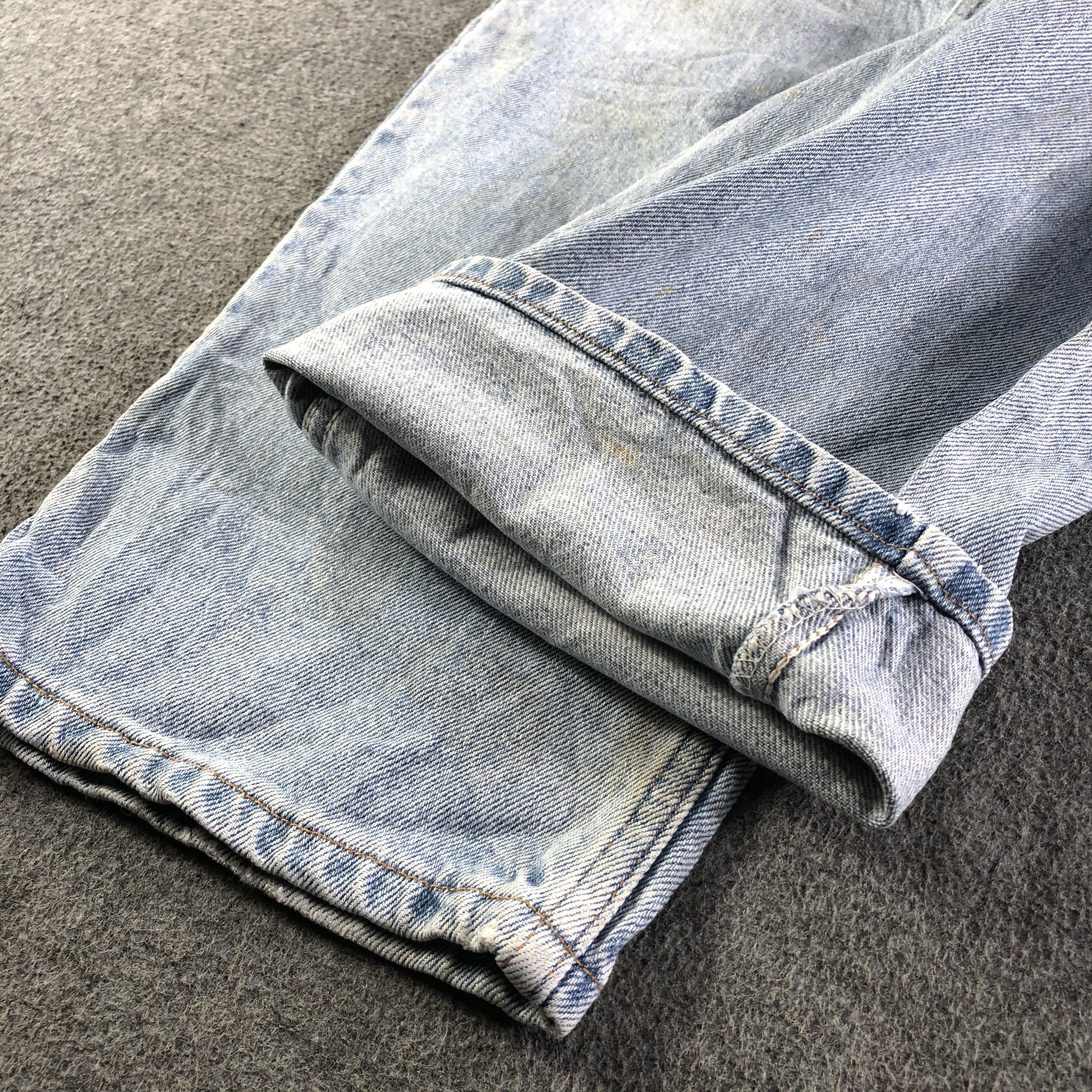 Levi's Vintage 90s Light Wash Levis Jeans-J4250 Size US 35 - 7 Thumbnail