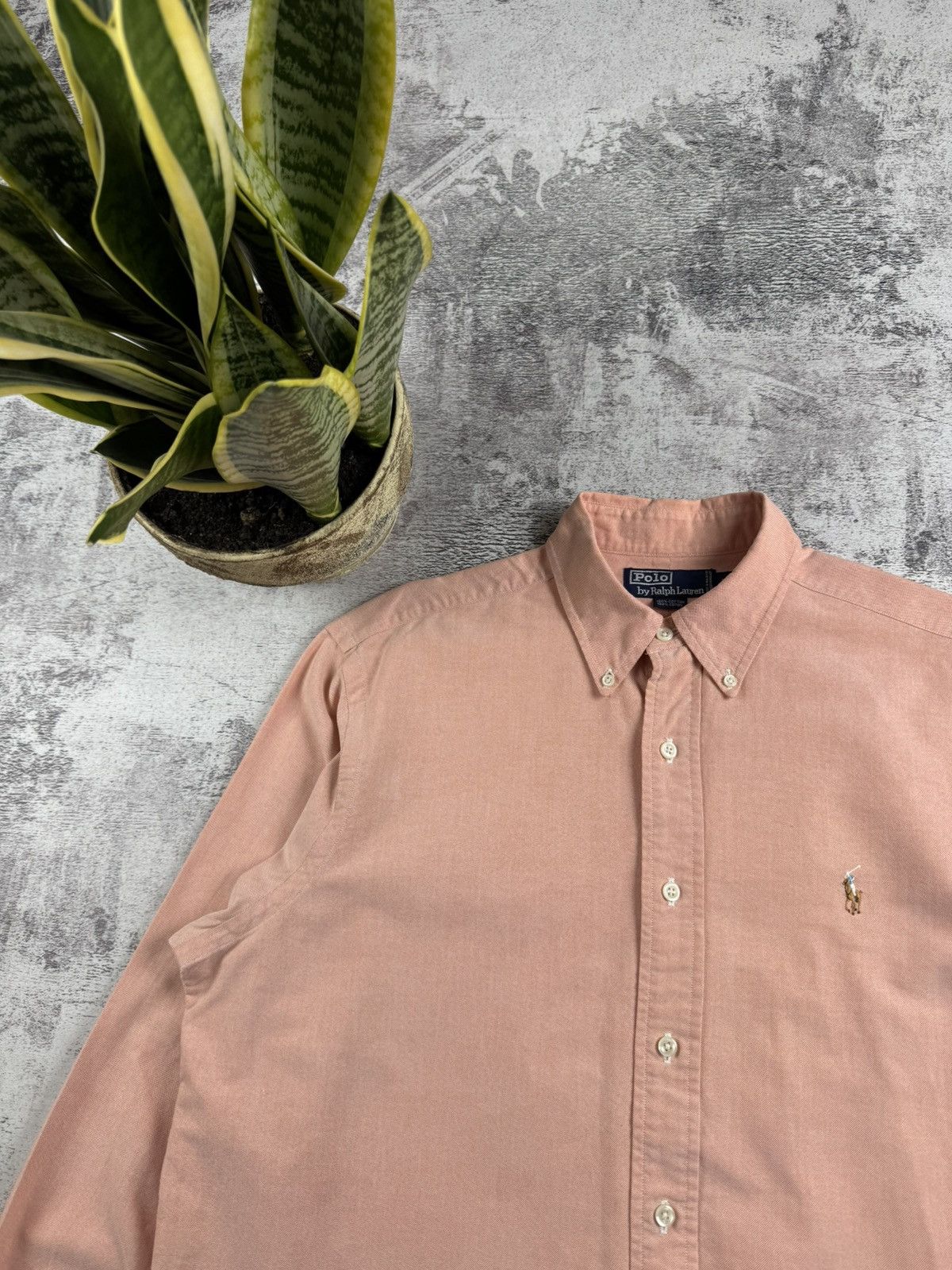 Polo Ralph Lauren Polo Ralph Lauren Basic Blank 90S Longsleeve Button Shirt Size US L / EU 52-54 / 3 - 6 Thumbnail