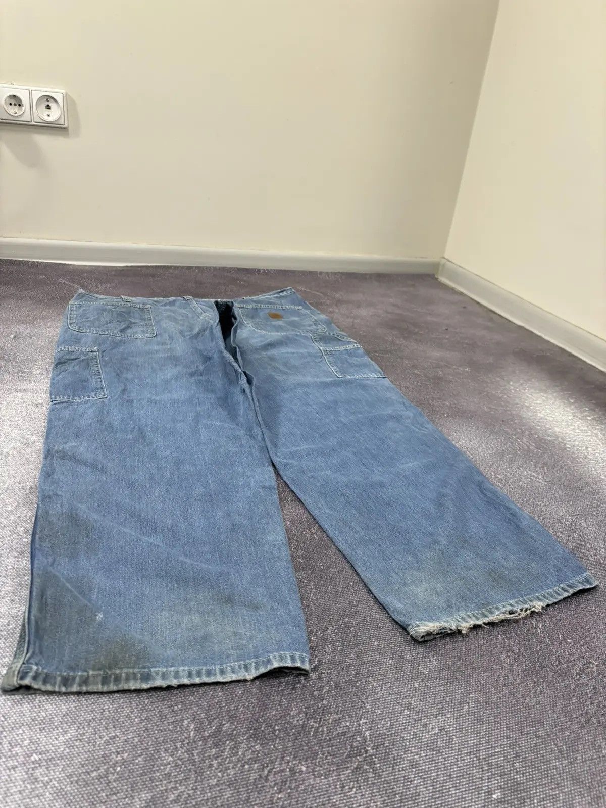 Carhartt × Vintage Vintage Carhartt Denim Dungaree Fit Blue Hype Baggy Jeans Size US 40 / EU 56 - 3 Thumbnail