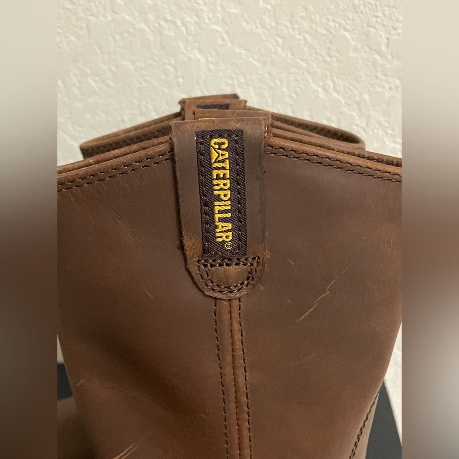 Caterpillar CAT Drawbar Steel Toe Caterpillar Boots Brown Men 7.5 Size US 7.5 / EU 40-41 - 5 Thumbnail