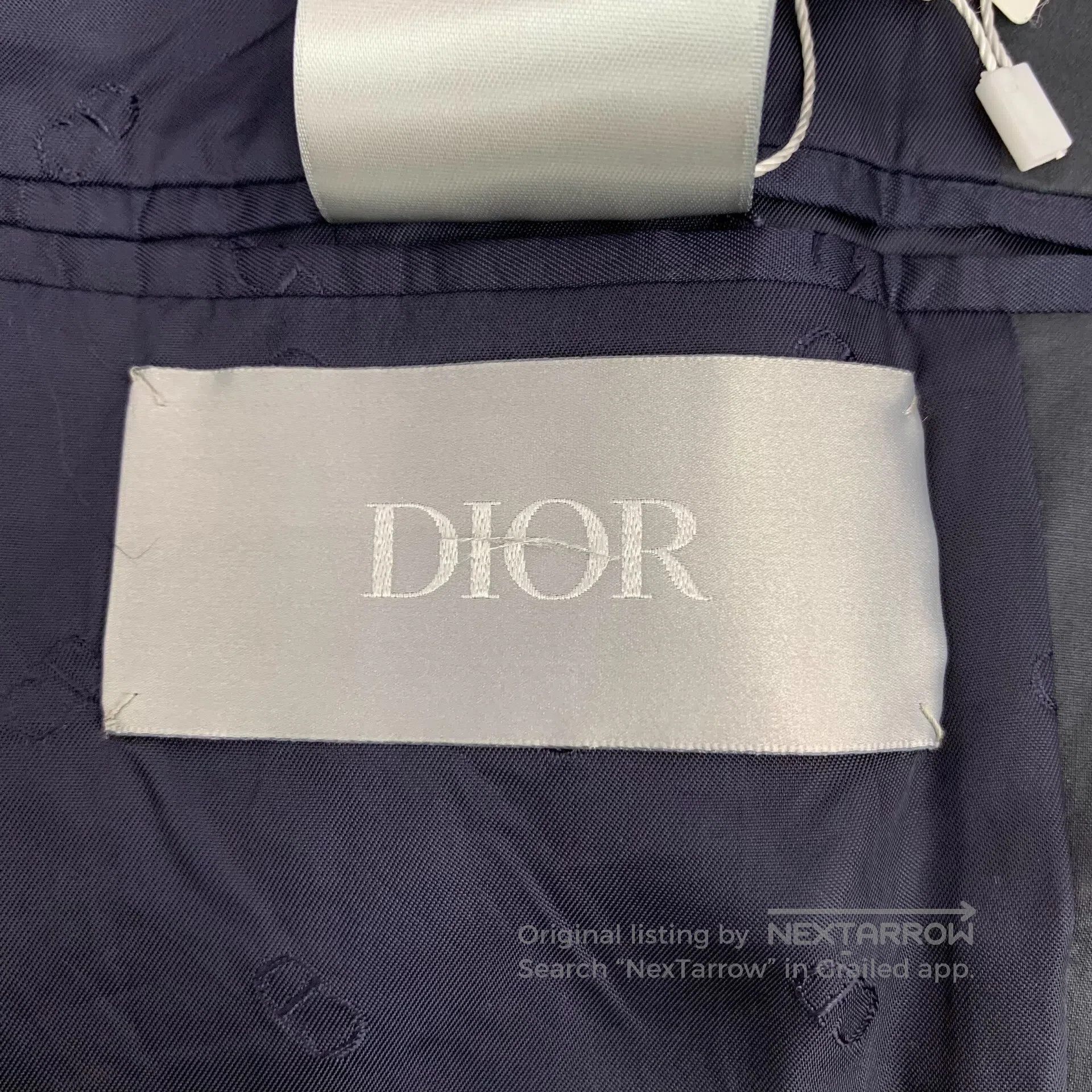 Dior Dior Cement gray cotton lapel long sleeve windbreaker| Size US M / EU 48-50 / 2 - 5 Thumbnail