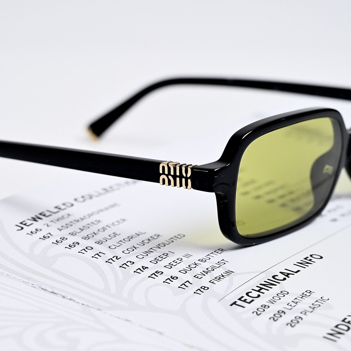 Miu Miu MIU MIU 0MU 11ZS SUNGLASSES Size ONE SIZE - 3 Thumbnail