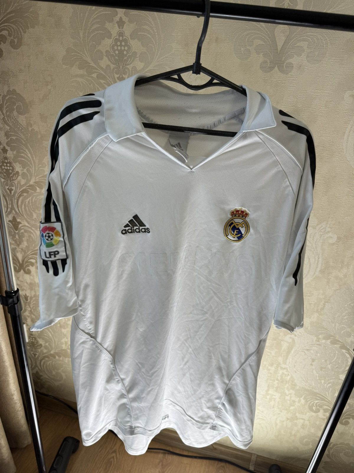 Adidas ✅2005 ADIDAS REAL MADRID JERSEY SERGIO RAMOS NUMBER 5✅ Size US L / EU 52-54 / 3 - 1 Thumbnail