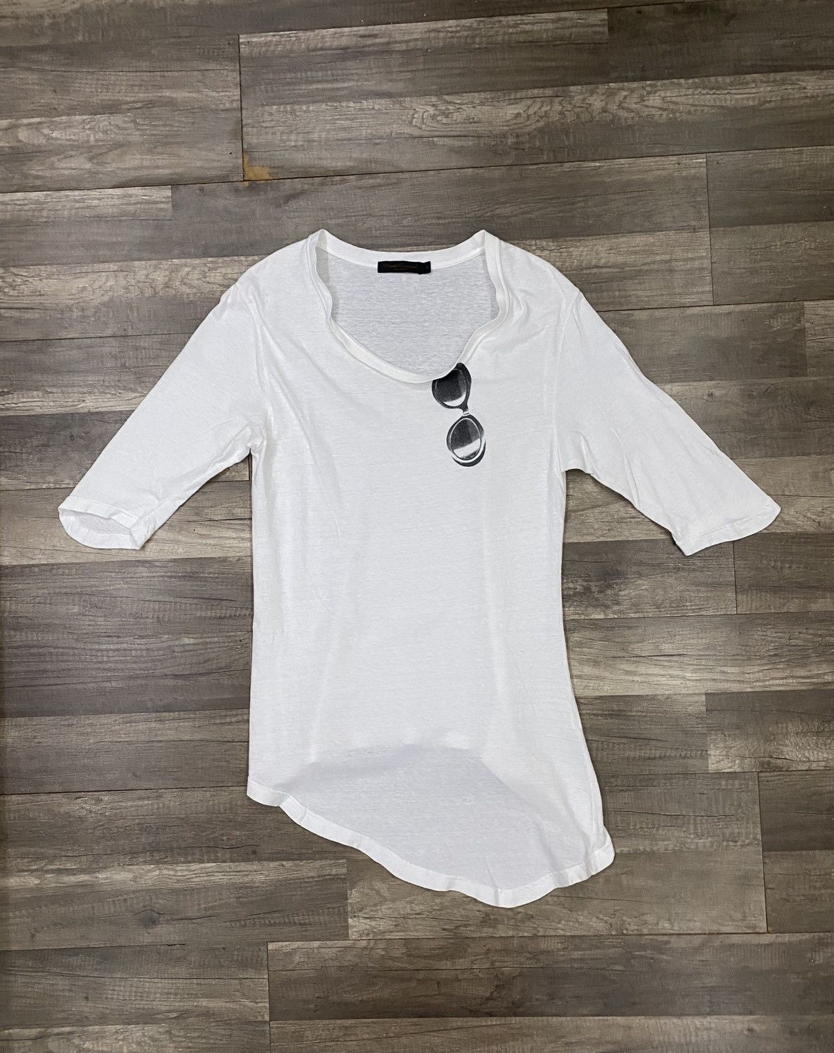 Undercover SS04 'Languid' New York City Asymmetrical T-Shirt | Grailed