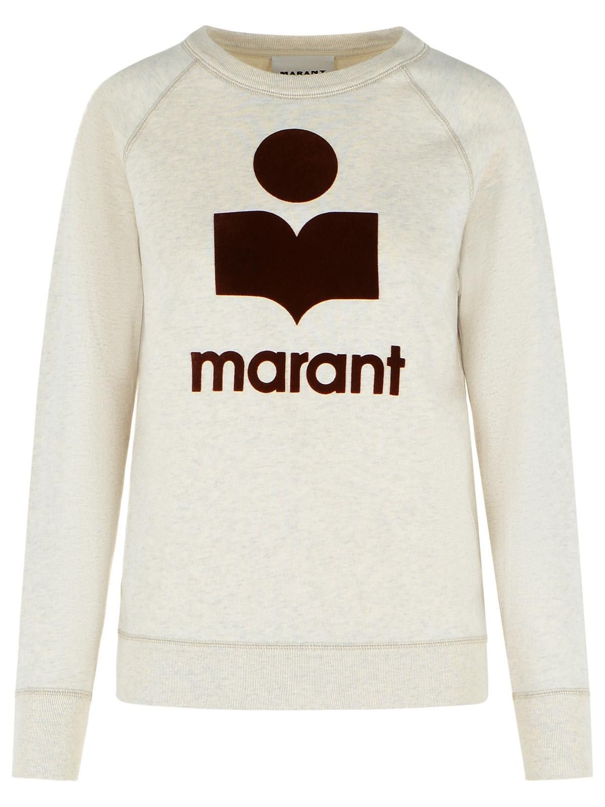 Isabel Marant Etoile ISABEL MARANT ETOILE 'Millyny' Sweatshirt In Ecru Cotton Misot Size S / US 4 / IT 40 - 1 Thumbnail