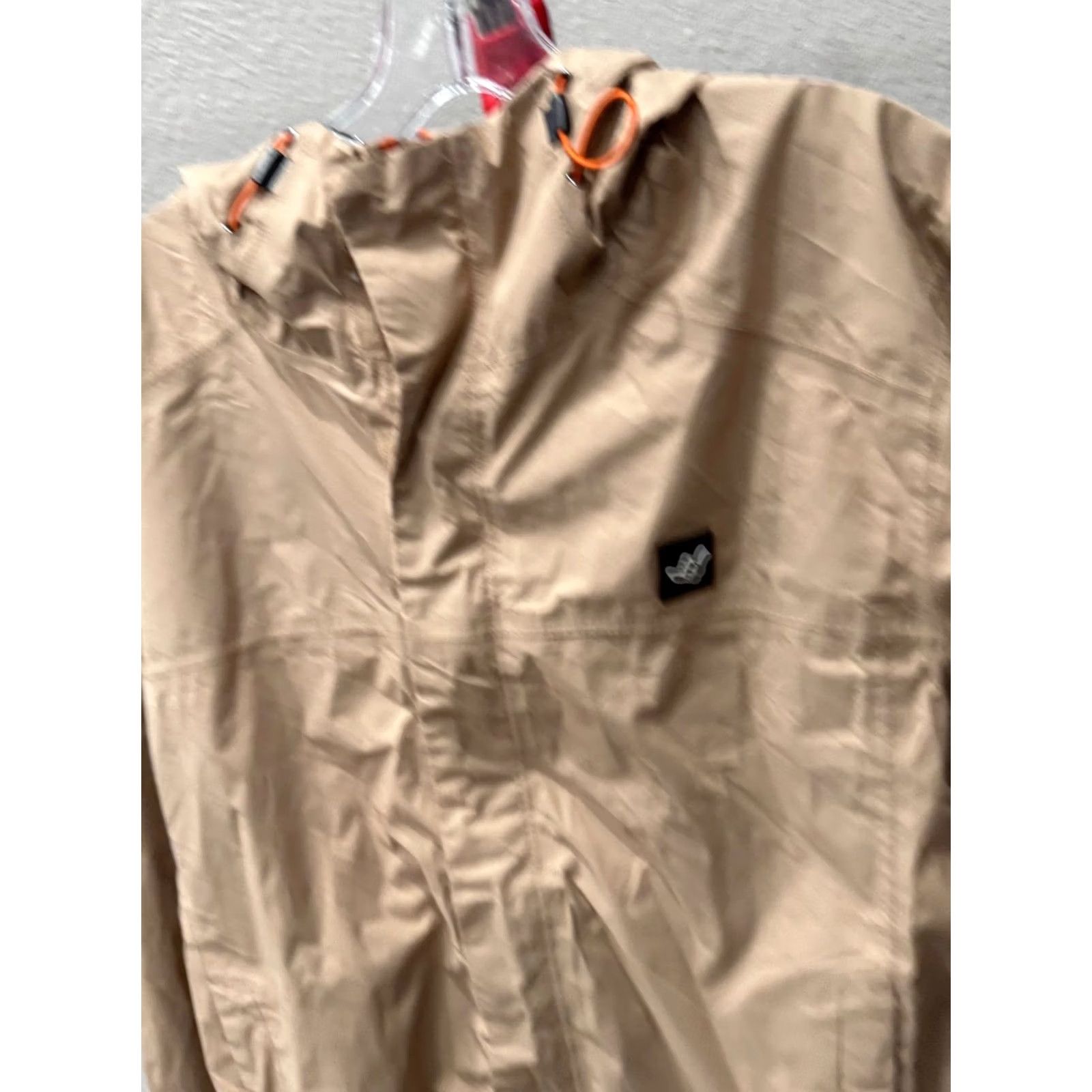 Rains WOMENS Dutch Bros Coffee Hooded Rain Jacket Coat XL Peace Rain Coat Rain Jacket Coat Womens XL Peace Multicolor Nylon Jacket Size XL / US 12-14 / IT 48-50 - 3 Thumbnail
