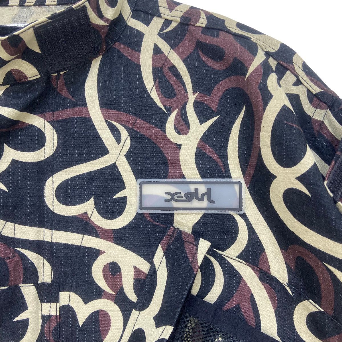 X-Girl X-girl Tribal Camo Multi Pockets Oversize Jacket Size M / US 6-8 / IT 42-44 - 9 Thumbnail