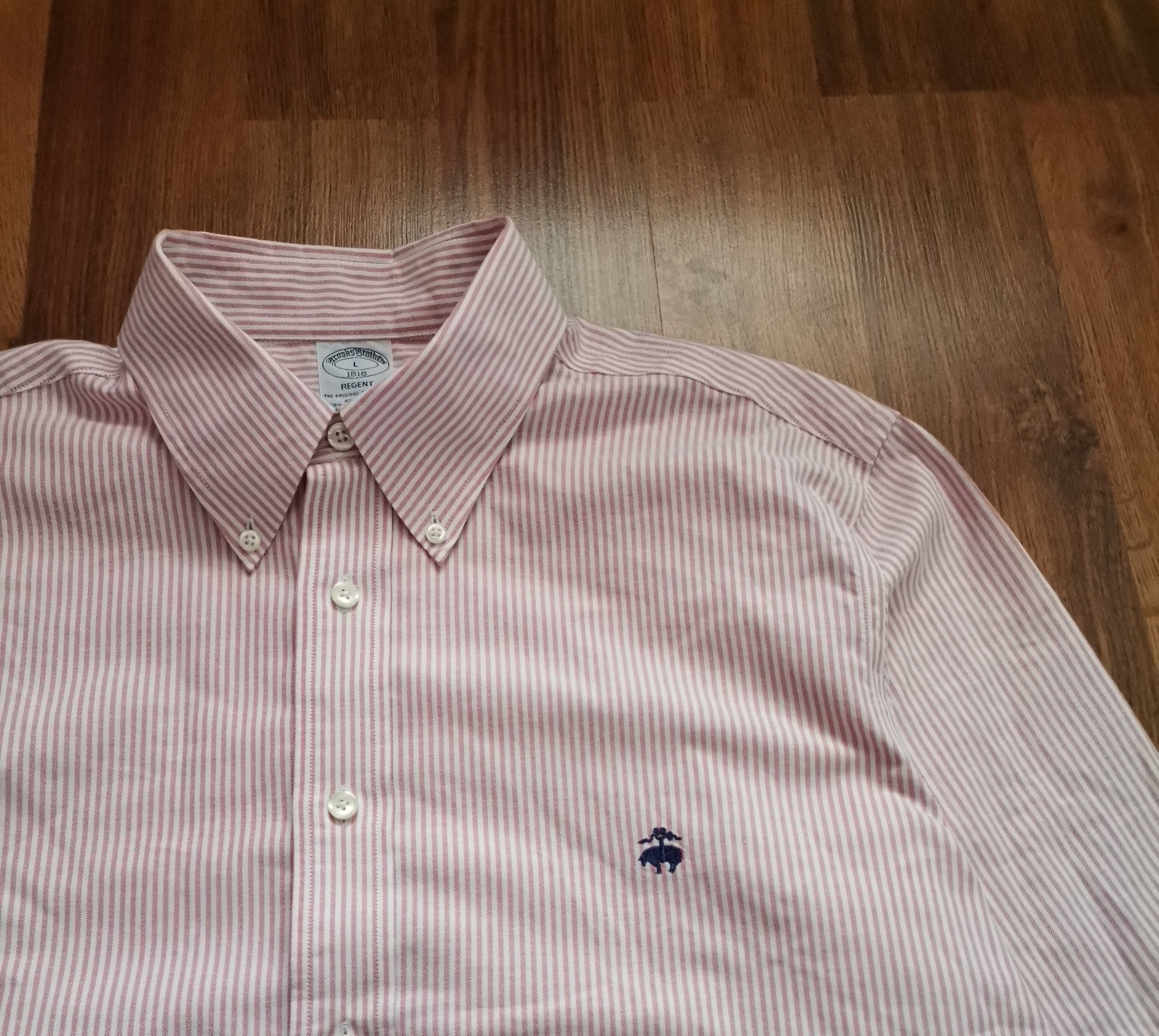 Brooks Brothers Brooks Brothers Striped Shirt Size US L / EU 52-54 / 3 - 2 Thumbnail