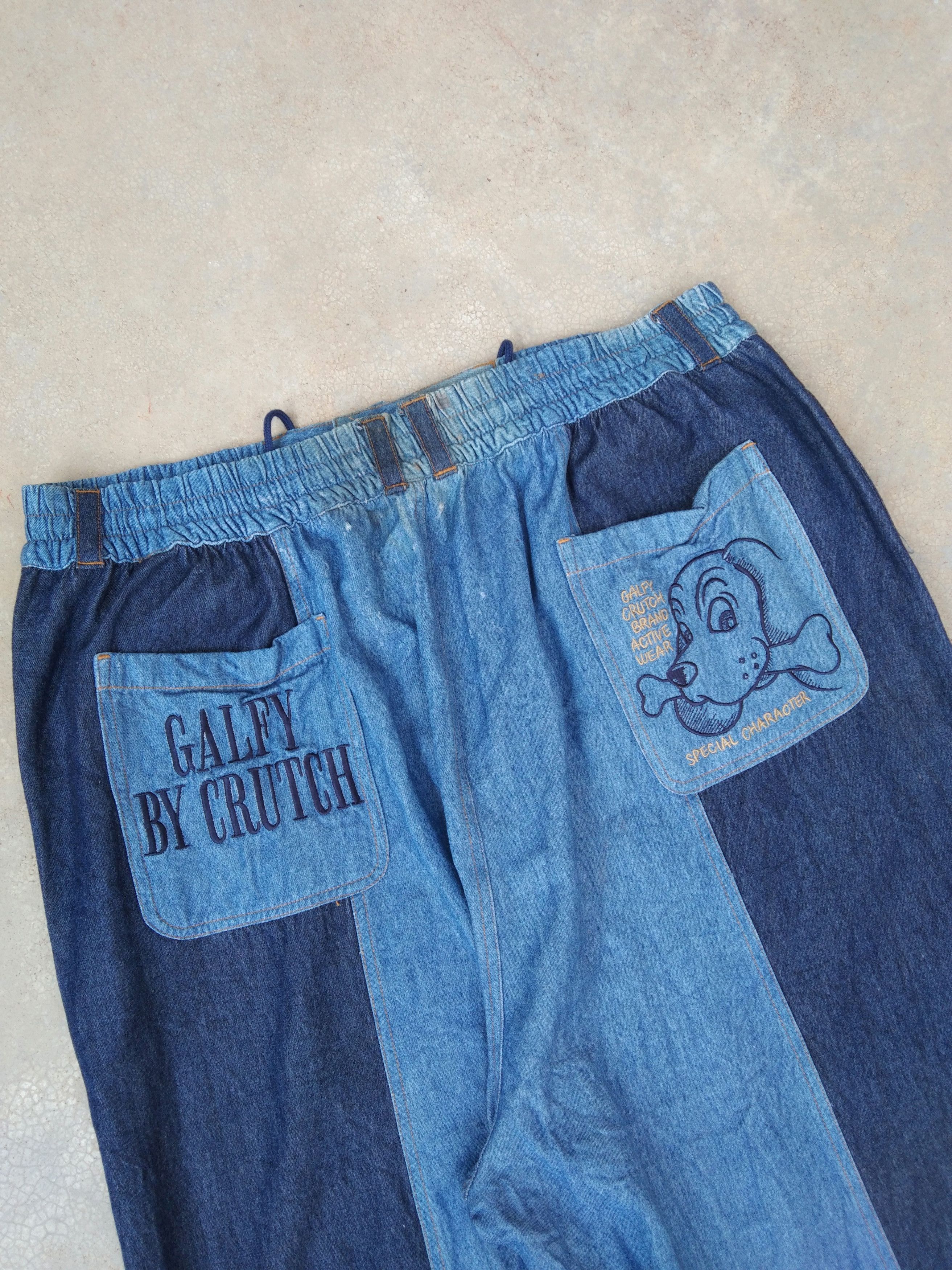 Cartoon Network Vintage Galfy Crutch Character Loose Baggy Pants Size US 38 / EU 54 - 3 Thumbnail