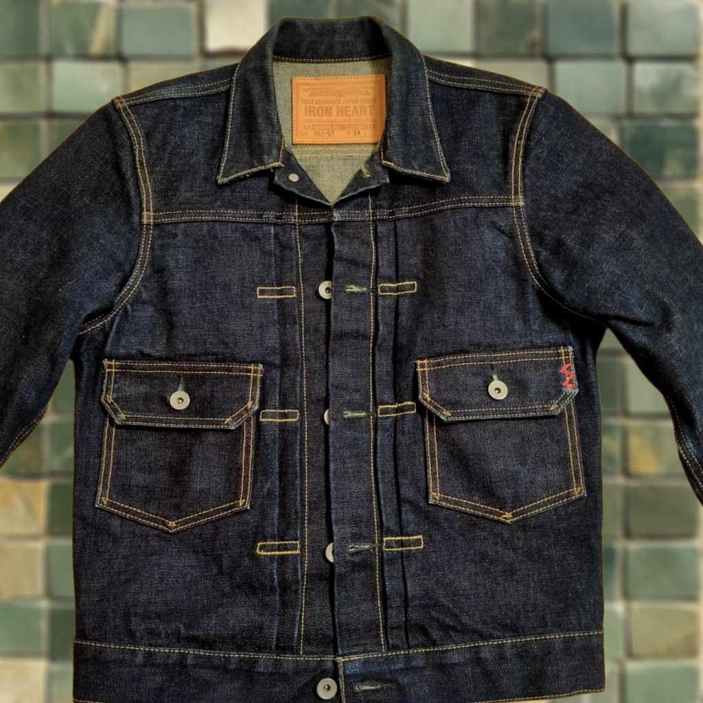 Iron Heart Iron Heart IHJ-51 Denim Jacket Mens M Indigo 18oz 2nd Type Size US M / EU 48-50 / 2 - 1 Thumbnail
