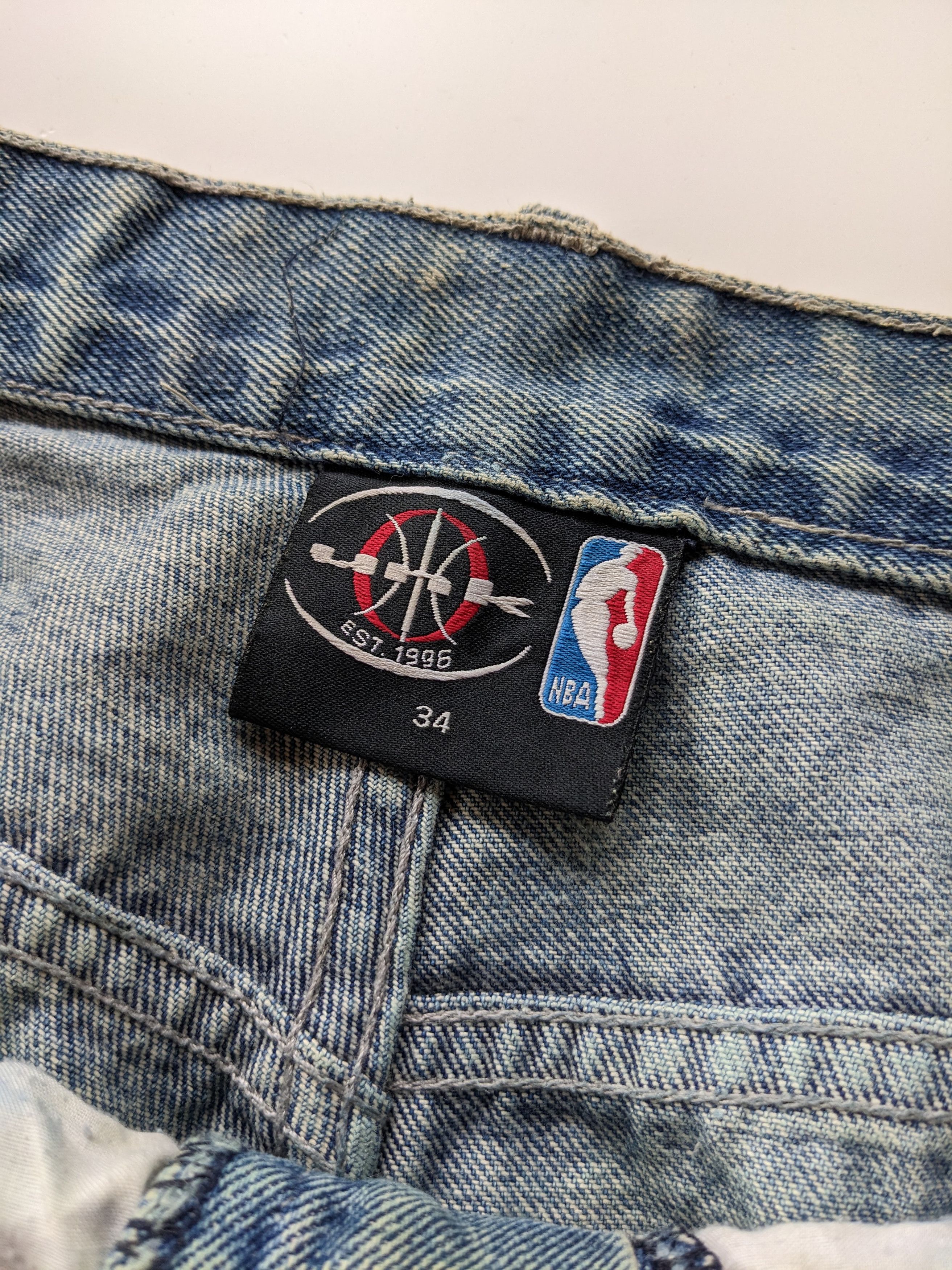 NBA × Vintage Vintage NBA baggy patchwork ballon jeans Size US 36 / EU 52 - 8 Thumbnail