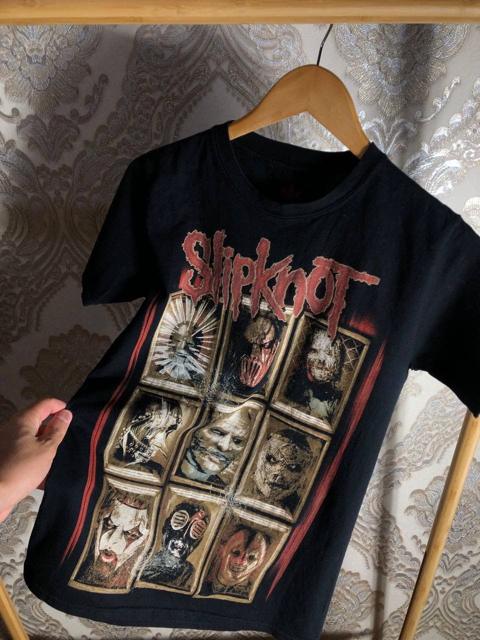 Slipknot × Vintage VERY RARE SLIPKNOT DOUBLE PRINTED WORLD TOUR ROCK T-SHIRT Size US S / EU 44-46 / 1 - 2 Thumbnail