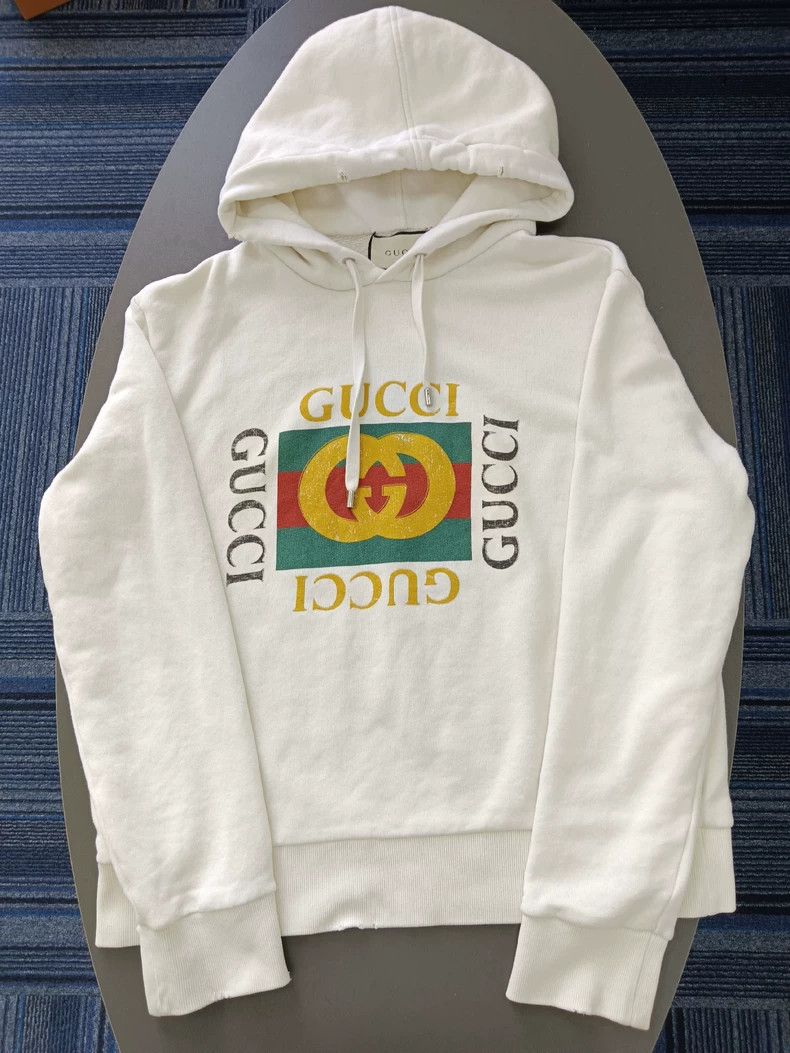 Gucci Gucci Classic logo hooded sweatshirt 2504-Nextarrow Size US S / EU 44-46 / 1 - 1 Thumbnail
