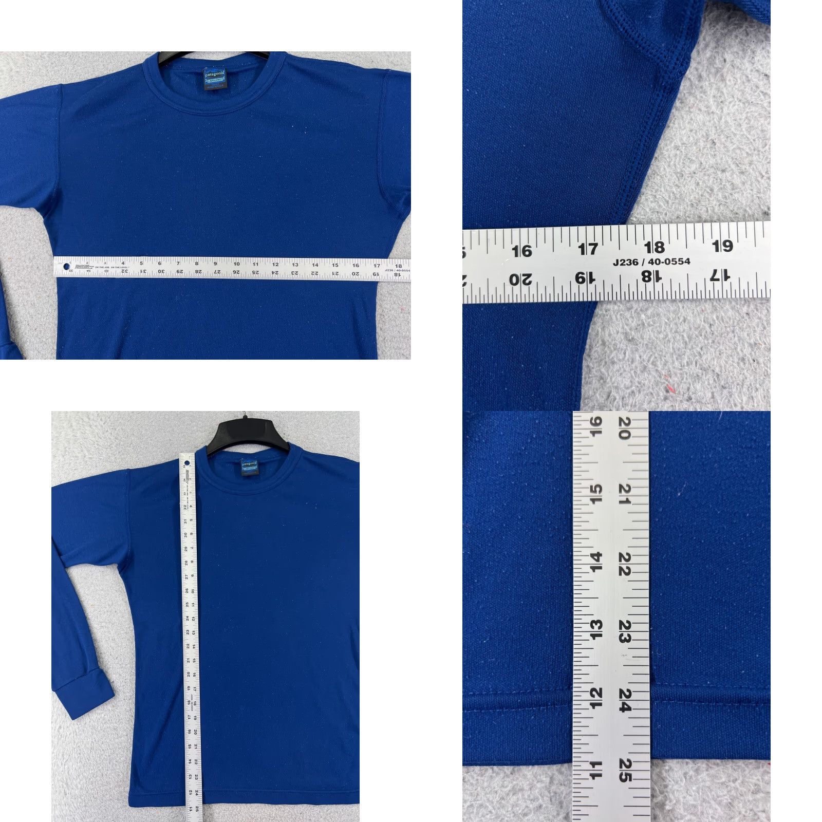 Patagonia Patagonia Shirt Men S Blue Capilene Long Sleeve 100% Polyester Crew Neck USA Logo All Seasons Breathable Size US S / EU 44-46 / 1 - 8 Thumbnail