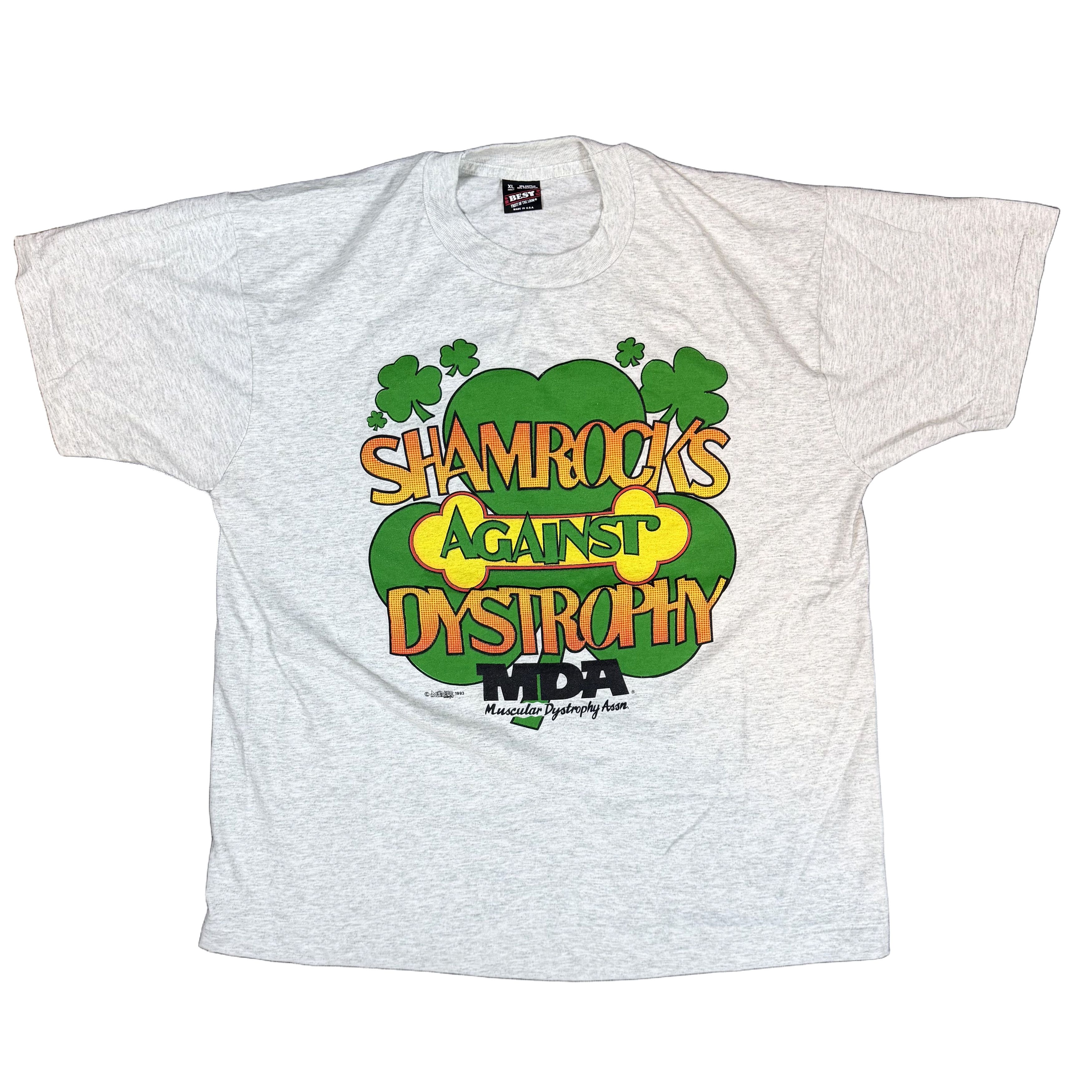 Vintage Vintage Single Stitch Shamrocks 1993 Tee Shirt XL Size US XL / EU 56 / 4 - 2 Thumbnail