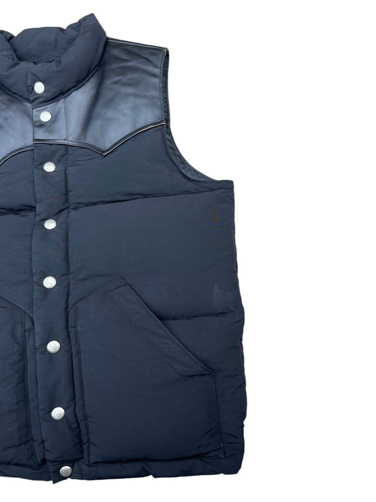 Engineered Garments × Needles × Nepenthes Cootie Productions Japan Down Puffer Western Leather Vest Size US M / EU 48-50 / 2 - 9 Thumbnail