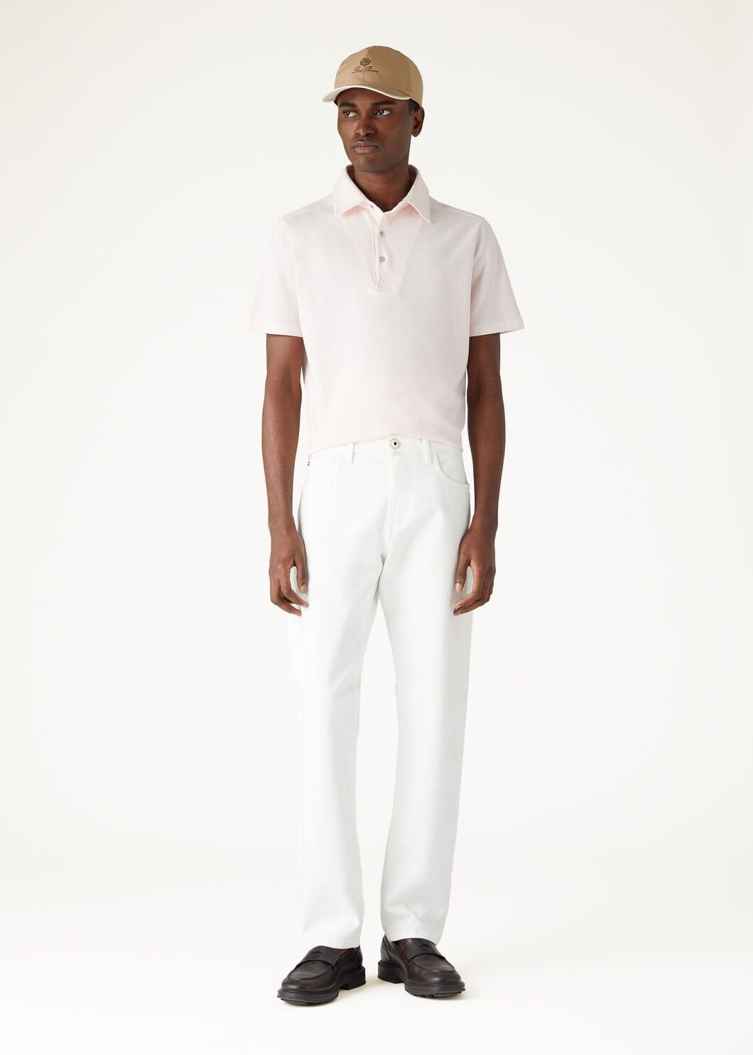 Loro Piana o1w1db10125 FAN5407 Polo Shirt in Light Pink Size US S / EU 44-46 / 1 - 2 Thumbnail