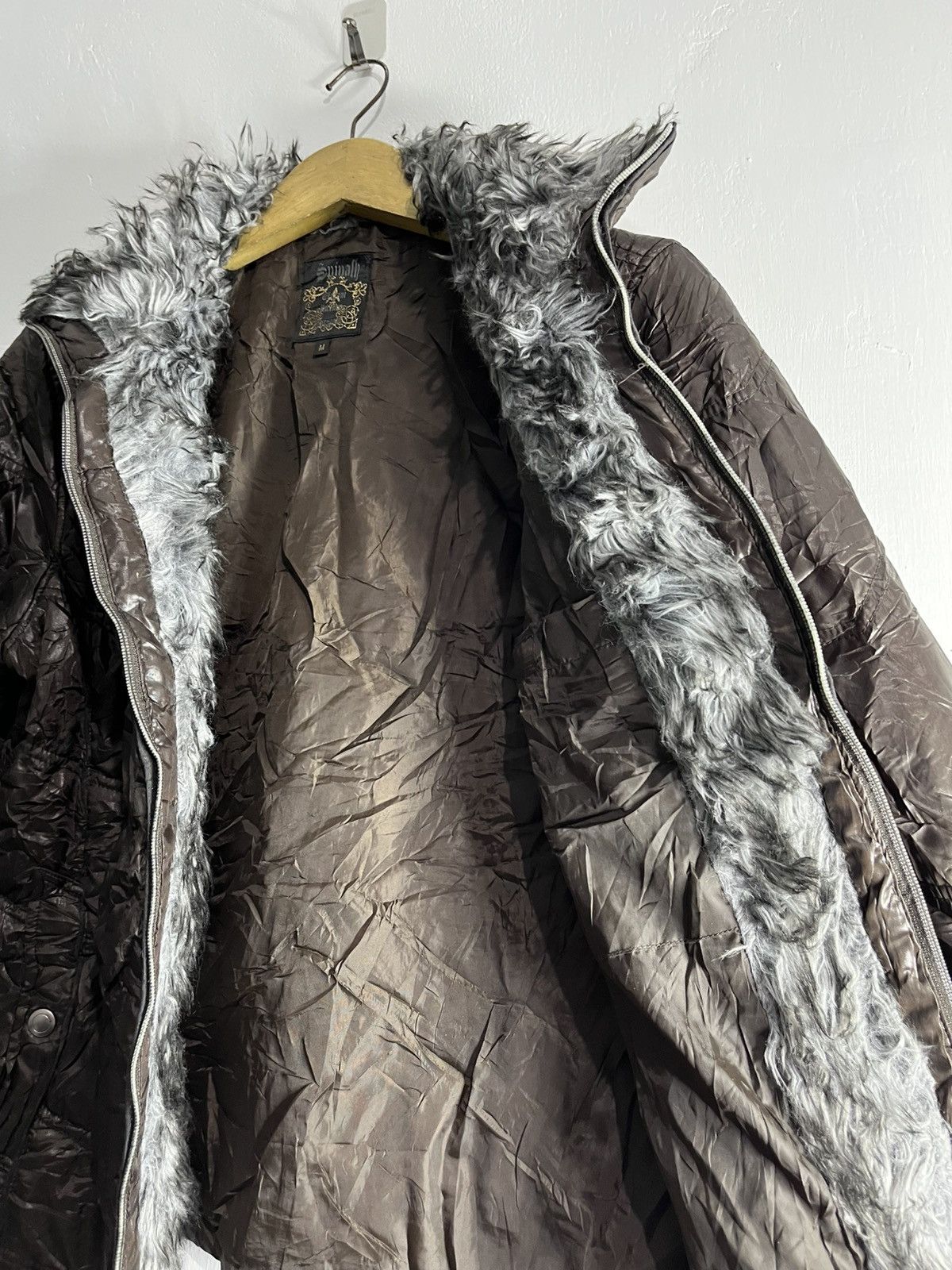 Le Grande Bleu (L.G.B.) spinach faux fur puffer jacket Size US M / EU 48-50 / 2 - 6 Thumbnail