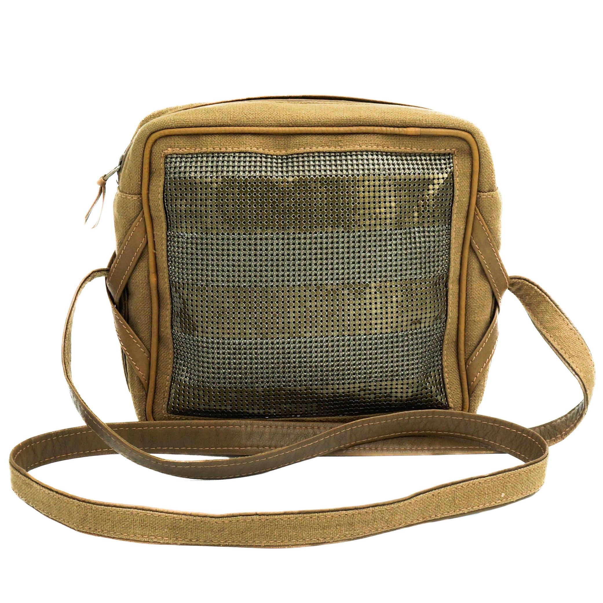 Versace × Vintage GIANNI VERSACE Glitter Green Shoulder Bag Vintage 80s 90s Size ONE SIZE - 1 Thumbnail