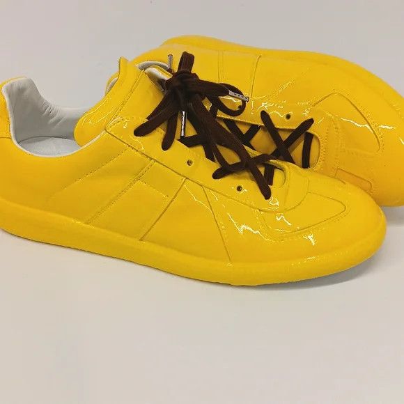 Maison Margiela Maison Margiela Yellow Patent The Replica Low Sneakers -EU39 Size US 9 / IT 39 - 6 Thumbnail