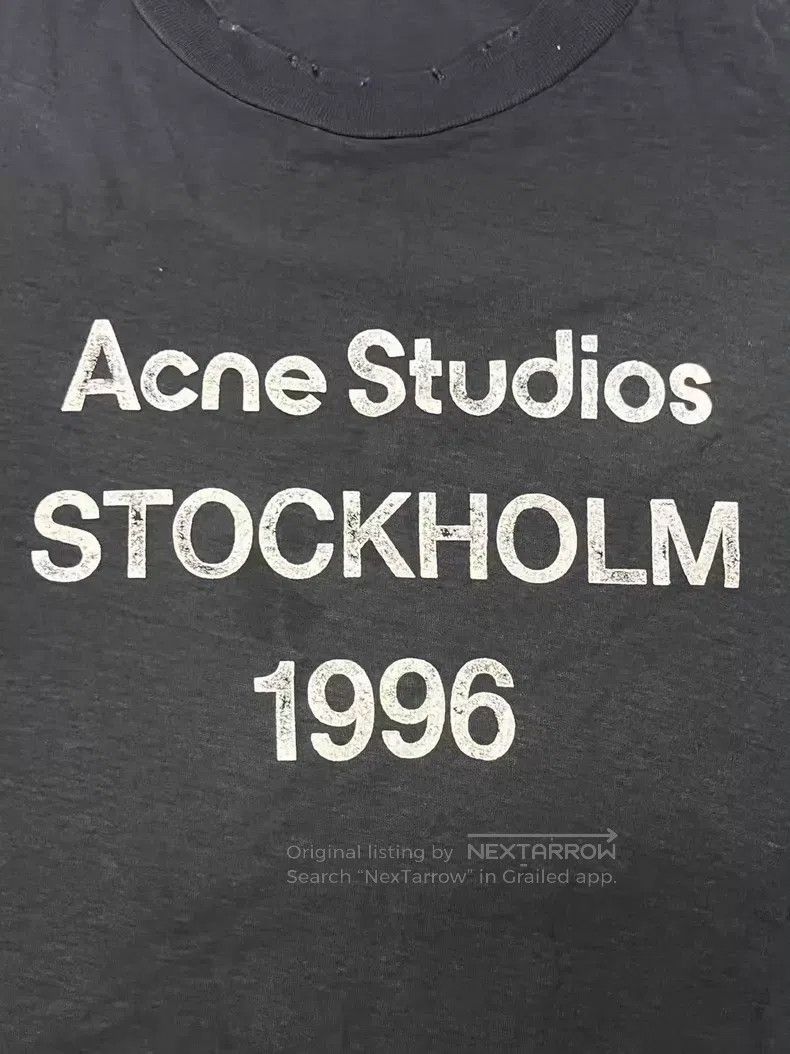 Acne Studios Acne Studios 1996 series letter print round neck short sle Size US S / EU 44-46 / 1 - 3 Thumbnail