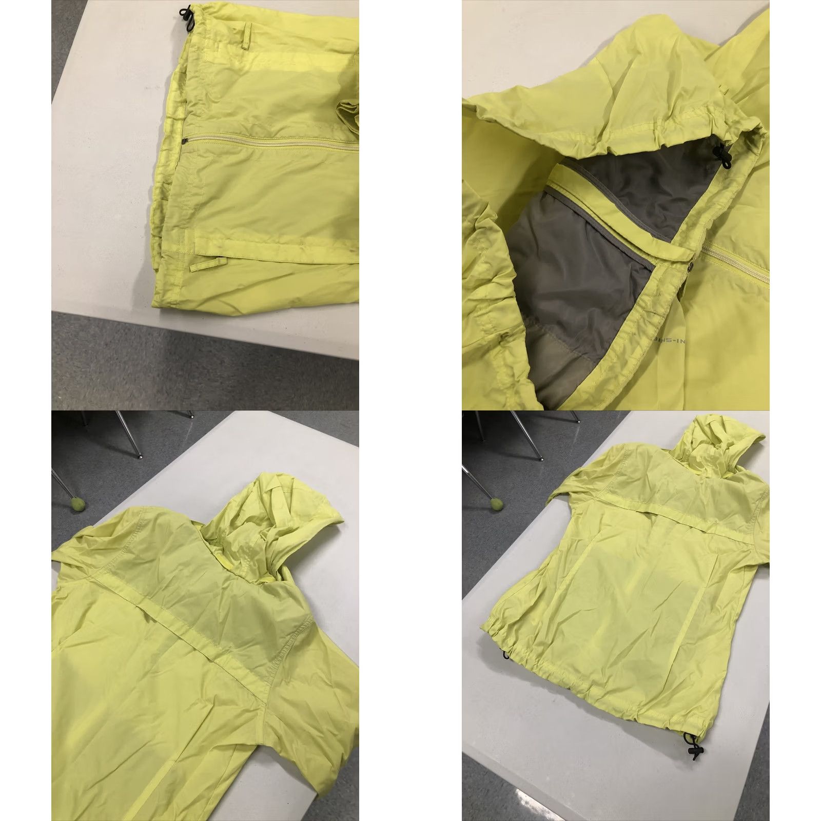 Vintage Columbia Womens Windbreaker Jacket Yellow Zip Up Hooded High Neck S Jacket Size S / US 4 / IT 40 - 8 Thumbnail