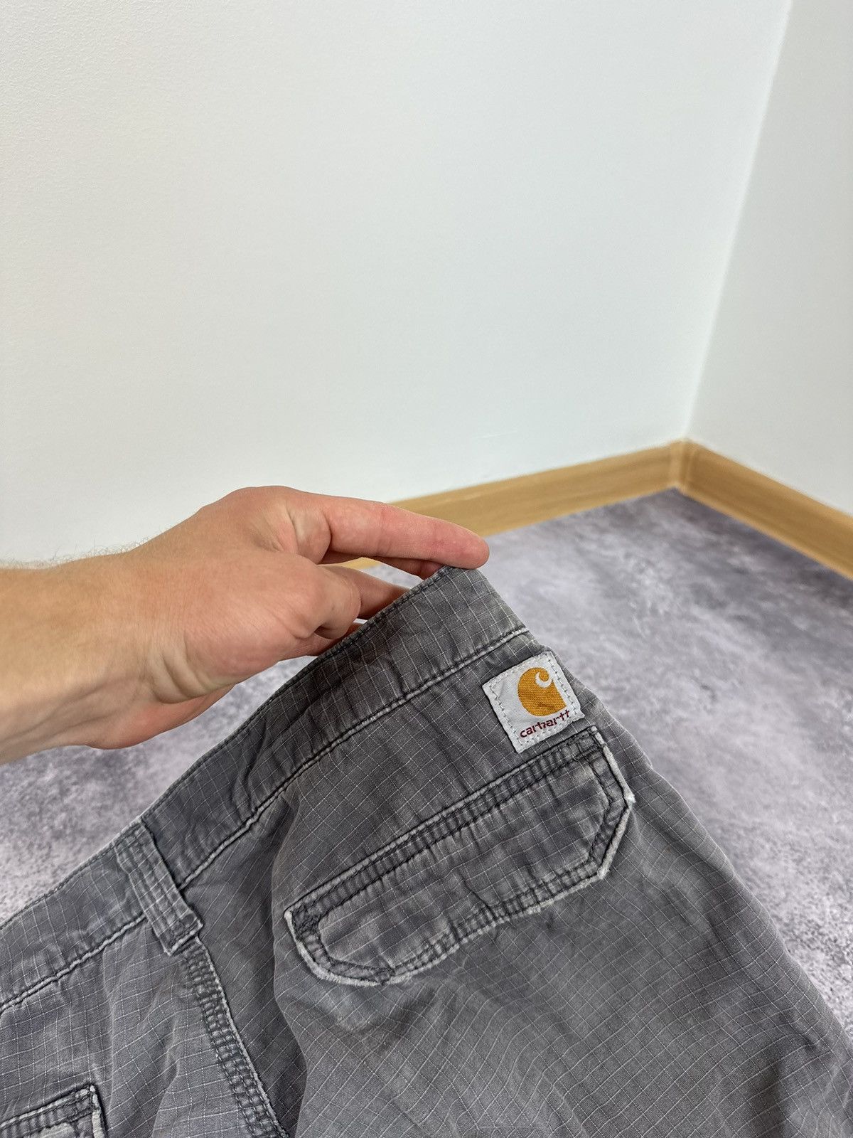 Carhartt Vintage Carhartt Distressed Cargo Opium Faded USA Work Pants Size US 32 / EU 48 - 10 Thumbnail