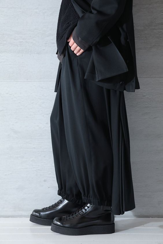 Yohji Yamamoto Yohji Yamamoto Pour Homme SS18 - Rayon Crow Pants Size US 30 / EU 46 - 10 Thumbnail