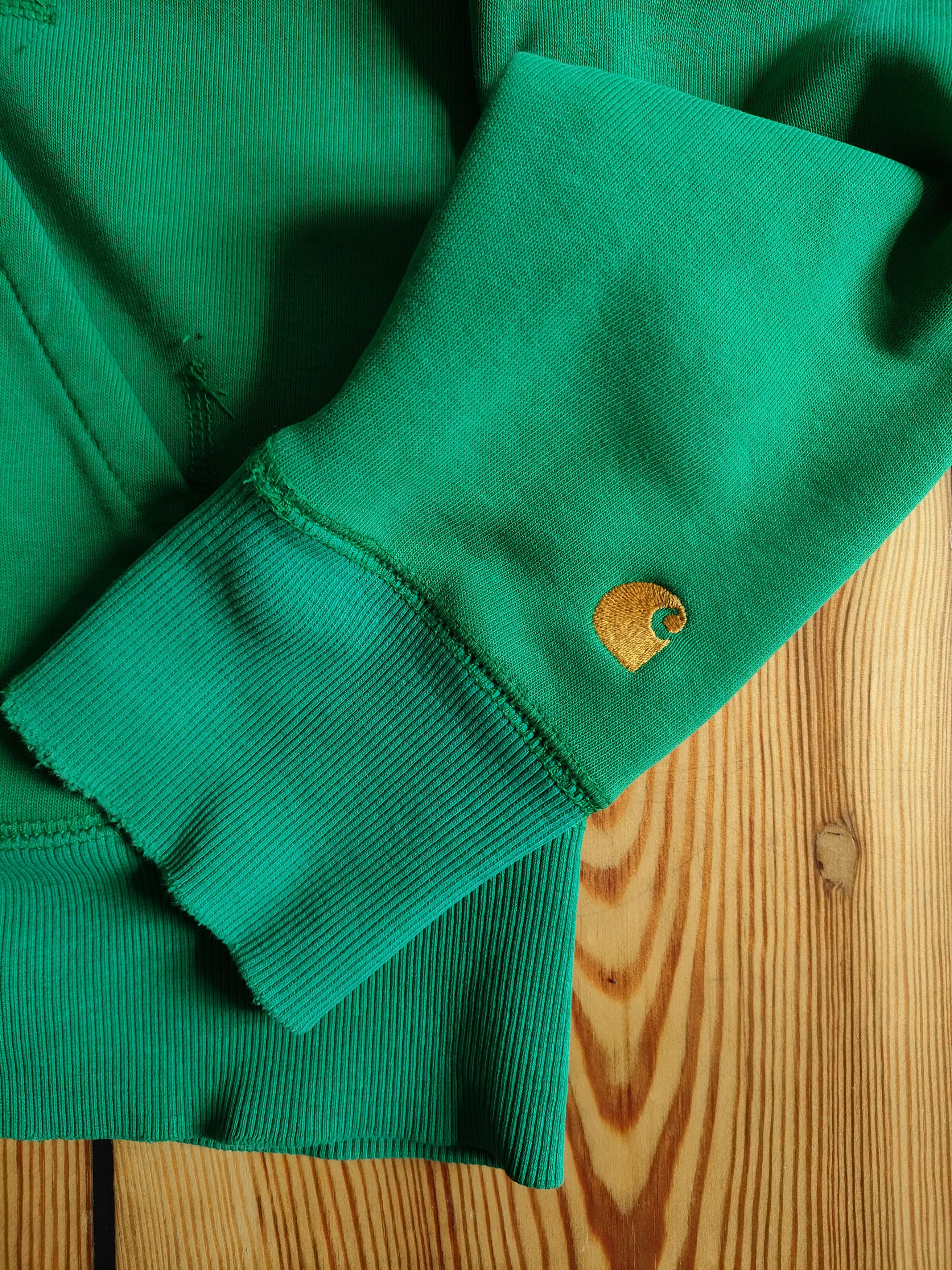 Carhartt Carhartt Hooded Chase Jacket Distressed Green Hoodie Size US S / EU 44-46 / 1 - 10 Thumbnail