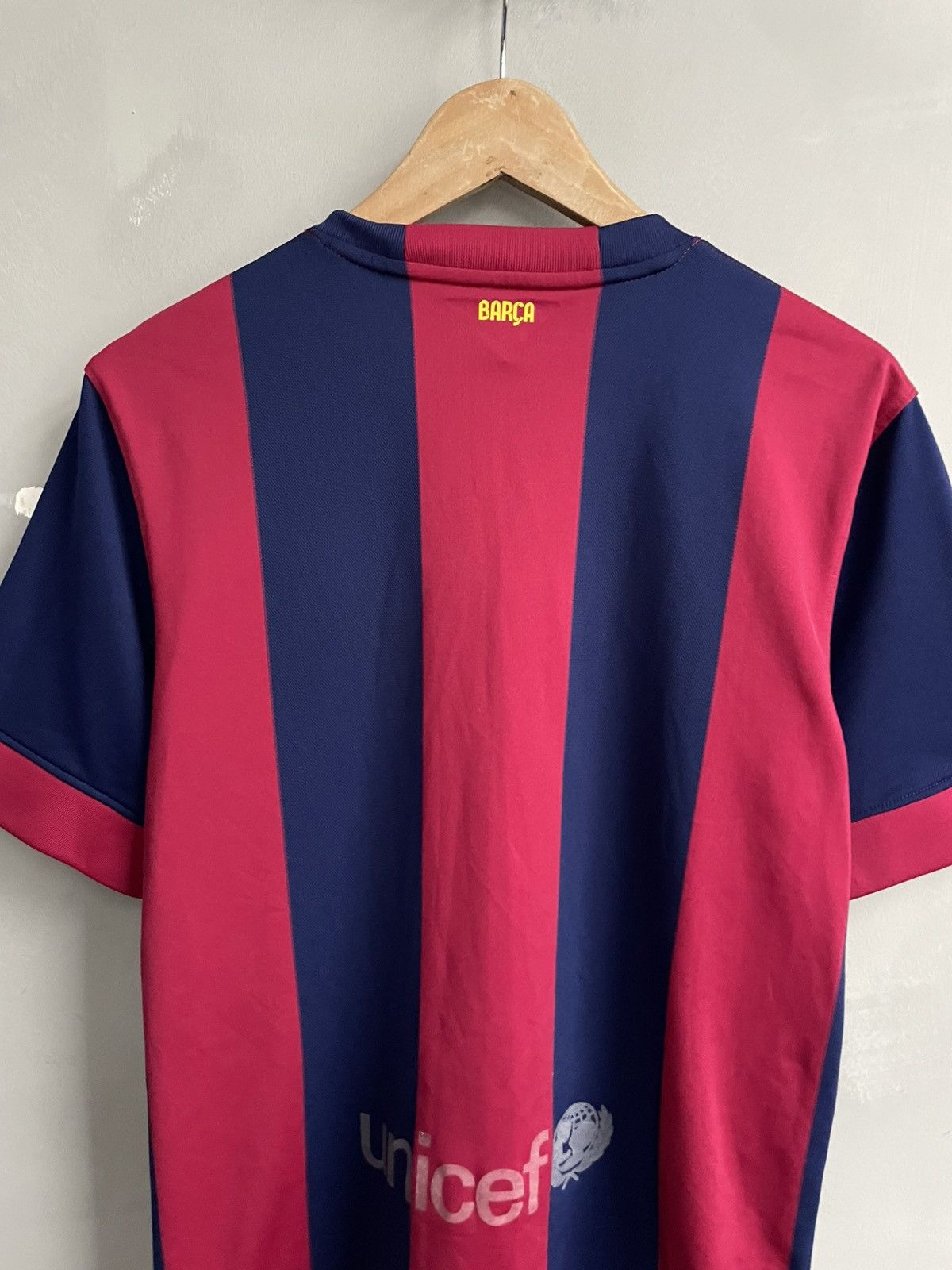 Nike Nike Soccer FC Barcelona Qatar Airways Dri-fit Y2K Style Size US M / EU 48-50 / 2 - 9 Thumbnail