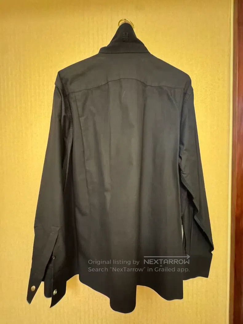 Givenchy Givenchy Size38 Black High-Neck Shirt, Size 38, Oversize Size US M / EU 48-50 / 2 - 2 Thumbnail