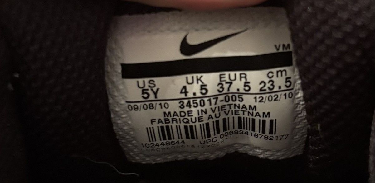 Nike Air Max 90 2007 GS 'Black Pink' Size US 6.5 / IT 36.5 - 7 Thumbnail