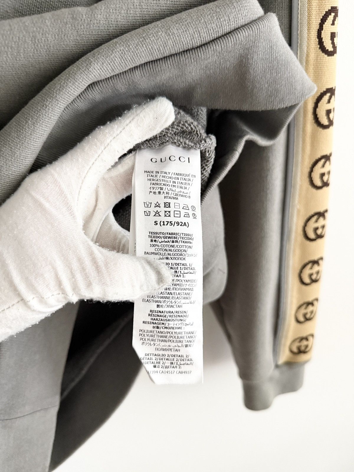 Gucci STEAL! Gucci Sleeve Logos Oversized Hoodie Size US S / EU 44-46 / 1 - 7 Thumbnail