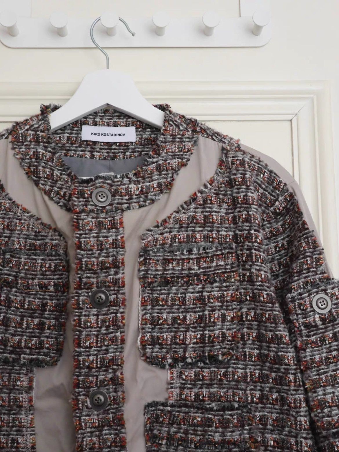 Kiko Kostadinov Sz 46 KIKO KOSTADINOV 21AW Torquils Short Tweed Jacket Size US S / EU 44-46 / 1 - 3 Thumbnail