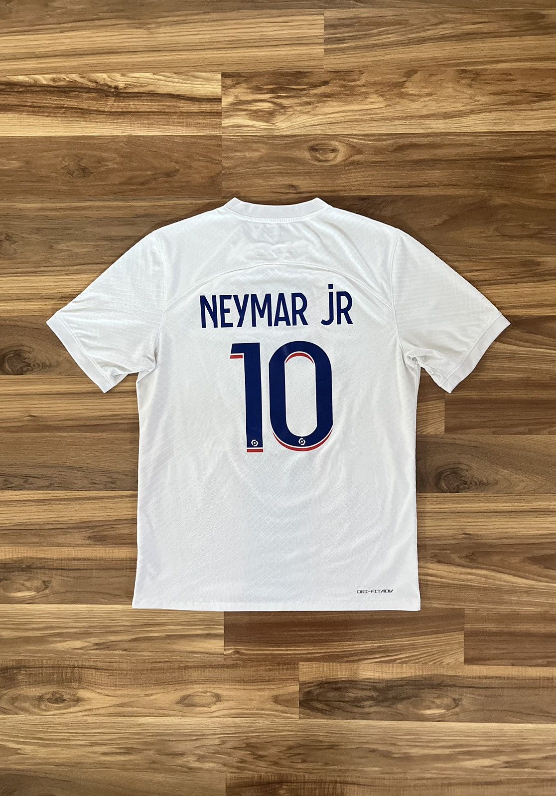 image of Deadstock x Nike 2022-23 Psg Neymar Dri-Fit Third Kit in White, Men's (Size Medium)