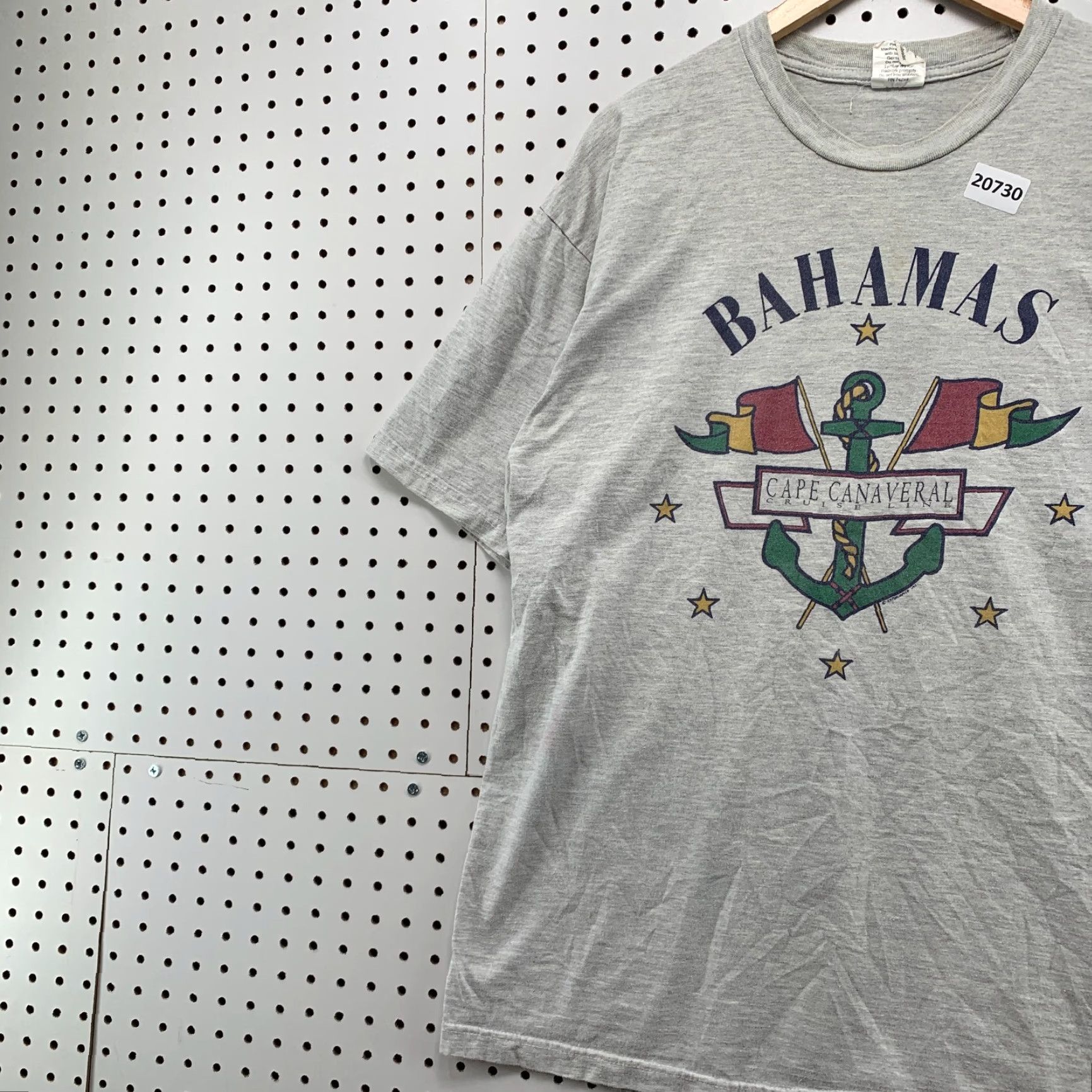 Vintage VINTAGE CHAMP Bahamas Shirt Gray Short Sleeve 2XL TEE Destination Mens Size US XXL / EU 58 / 5 - 3 Thumbnail