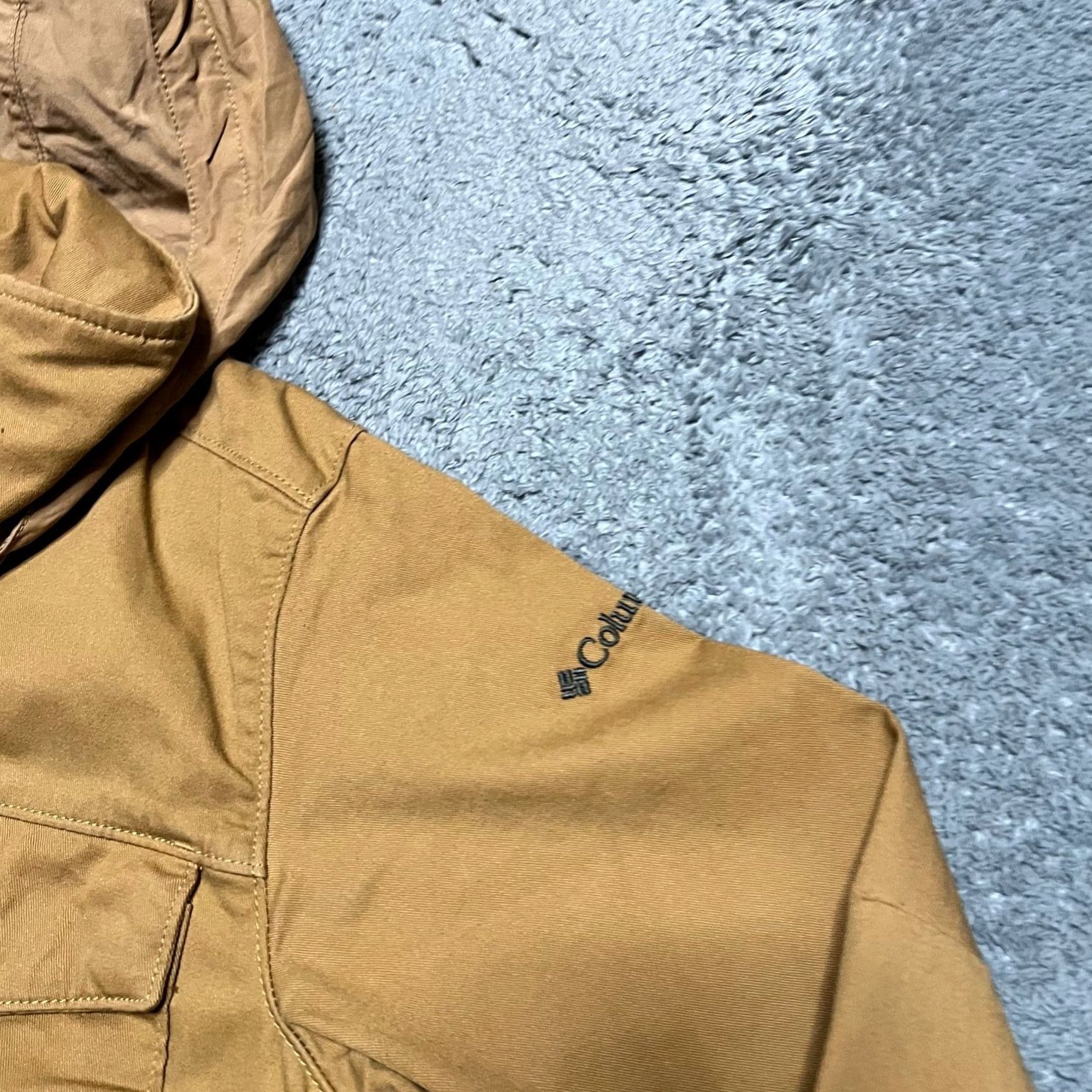 Vintage Columbia Coat Womens Small S Tummel Pines Chore Hooded Jacket Light Brown Brown Coat Women Small Columbia Coat Size S / US 4 / IT 40 - 4 Thumbnail