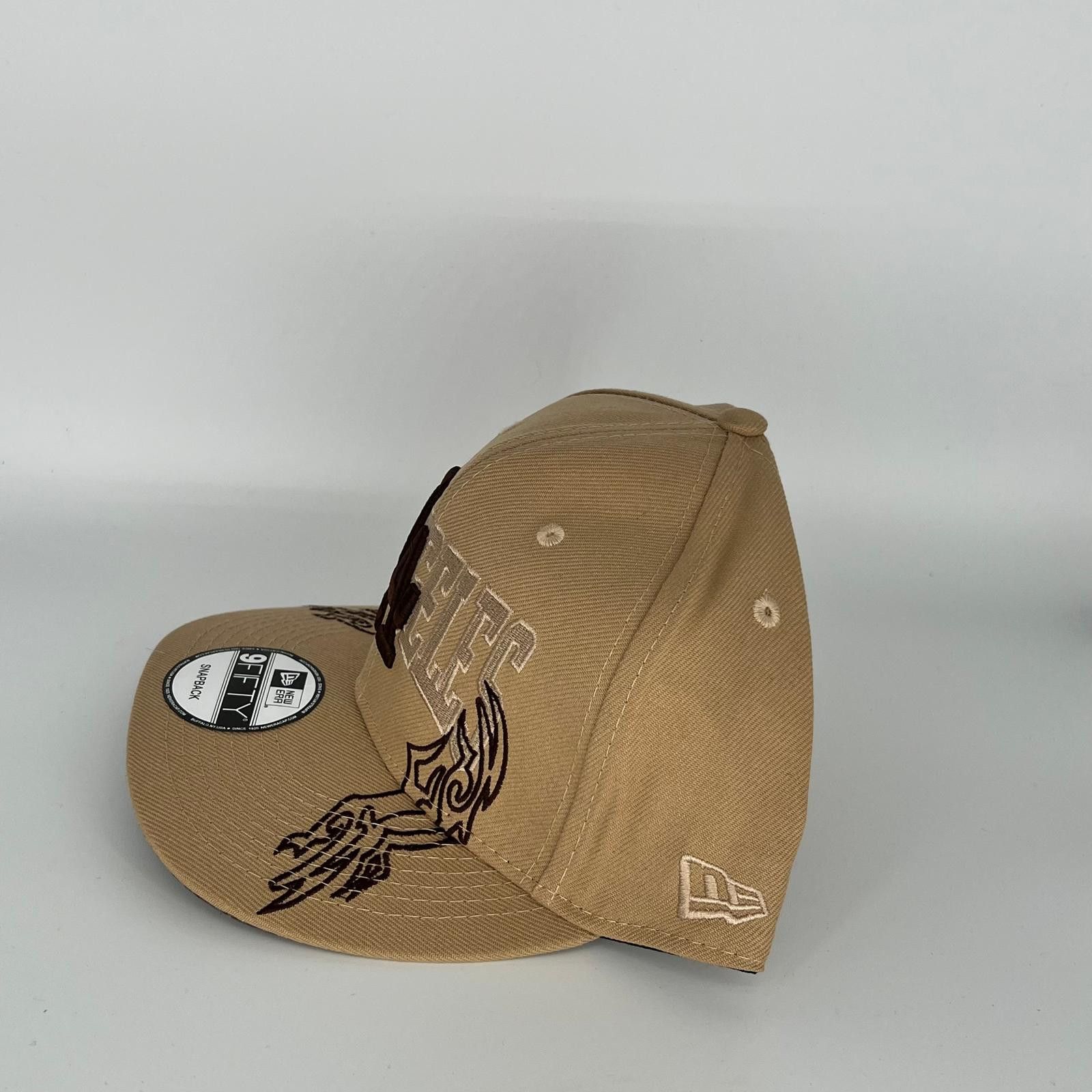New Era Brown Los Angeles Dodgers LA Overlap New Era MLB 9Fifty Size ONE SIZE - 3 Thumbnail