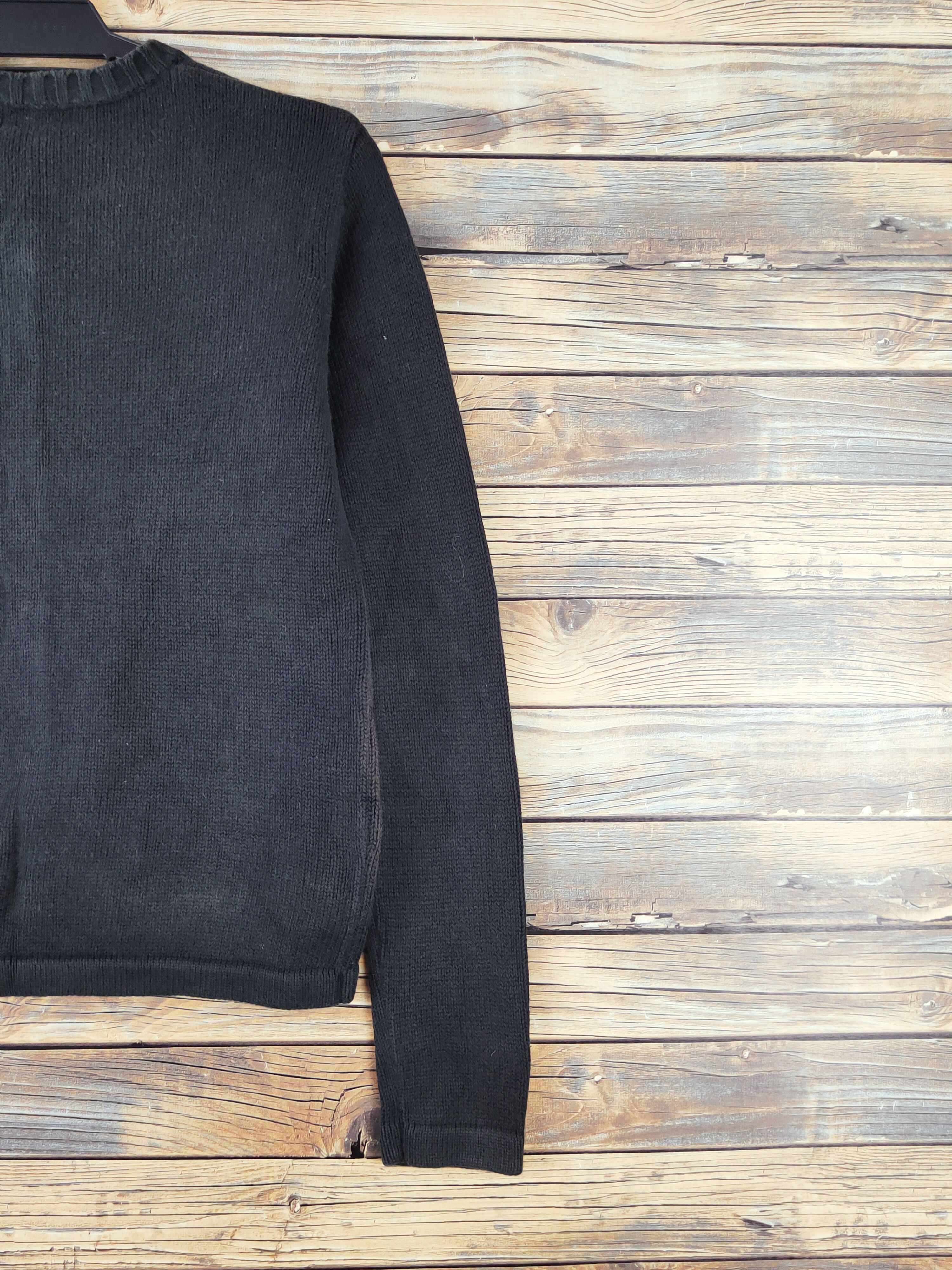 Homespun Knitwear × Japanese Brand Uniqlo japan vintage Black Faded Knitwear Cardigan #W996 Size M / US 6-8 / IT 42-44 - 9 Thumbnail
