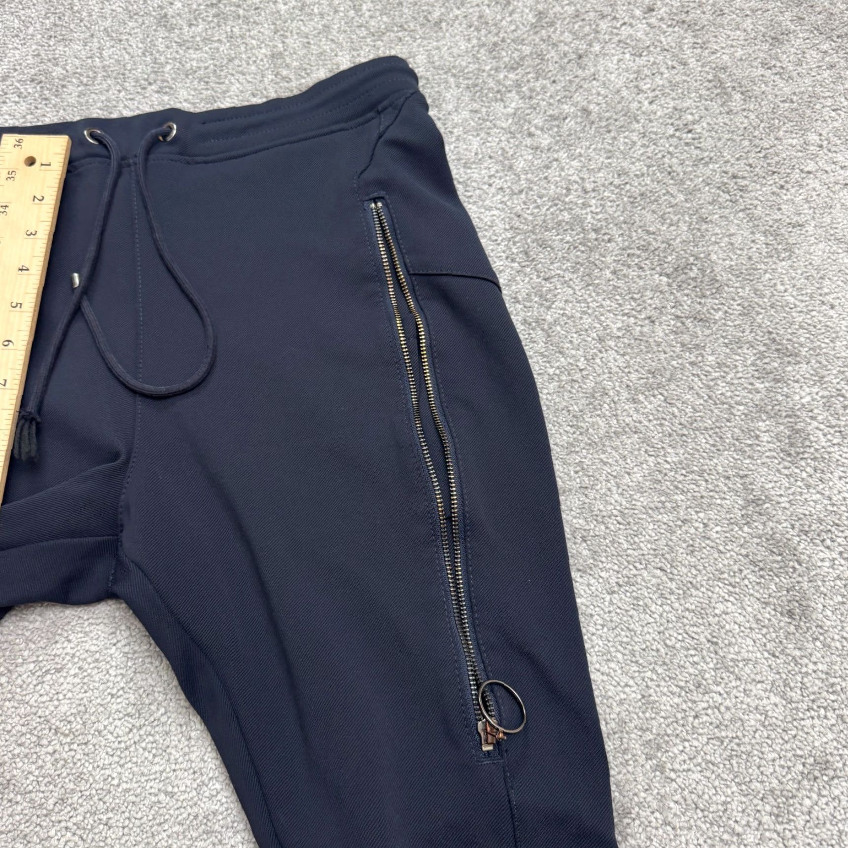 MAC Future Jogger Pants Mens M Blue Casual Tapered Leg Activewear with Zip Pockets