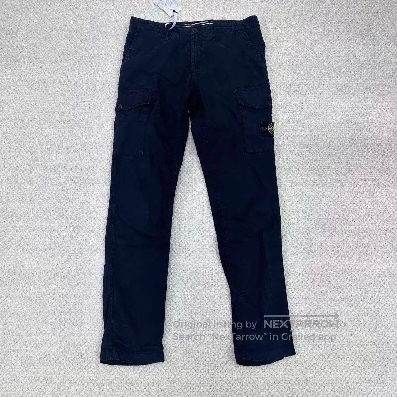 Stone Island stone island washed cargo pants in navy. Size US 32 / EU 48 - 1 Thumbnail