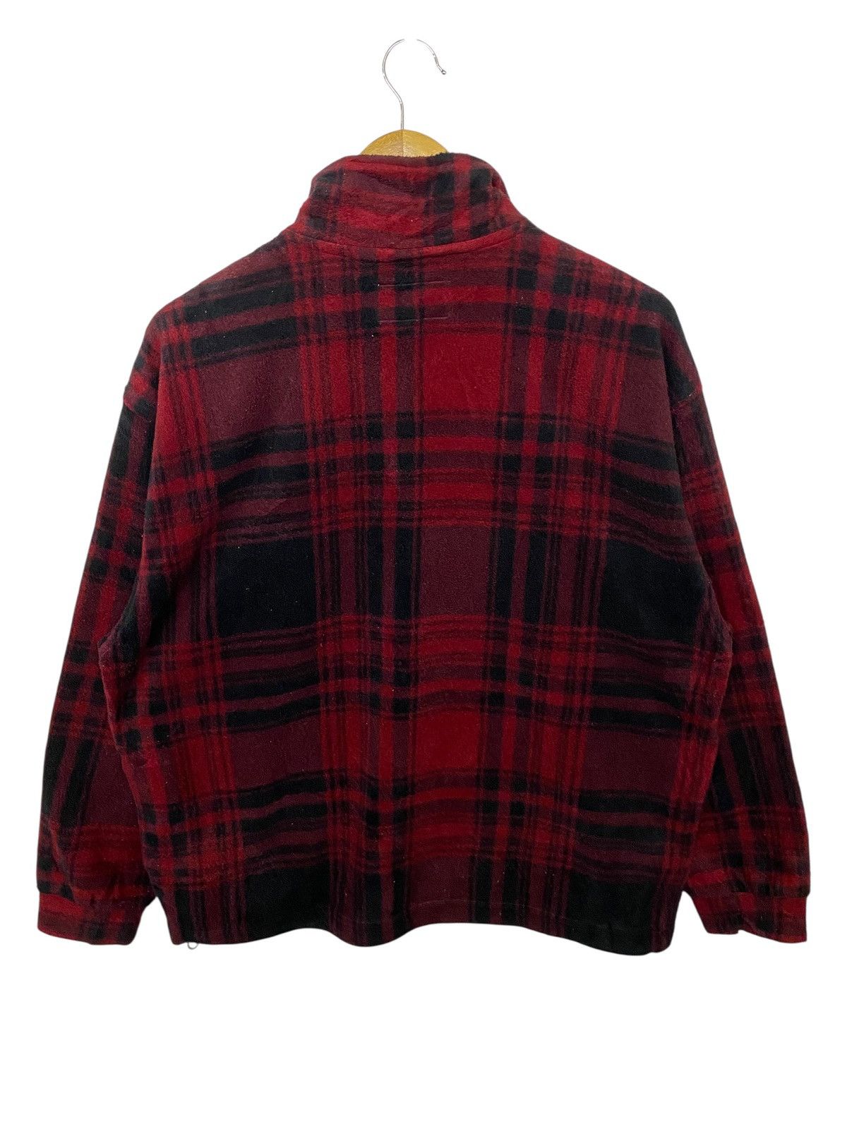 Pro-Keds Vintage Pro-Keds Checked Half Zipper Fleece Sweatshirt Size US M / EU 48-50 / 2 - 6 Thumbnail