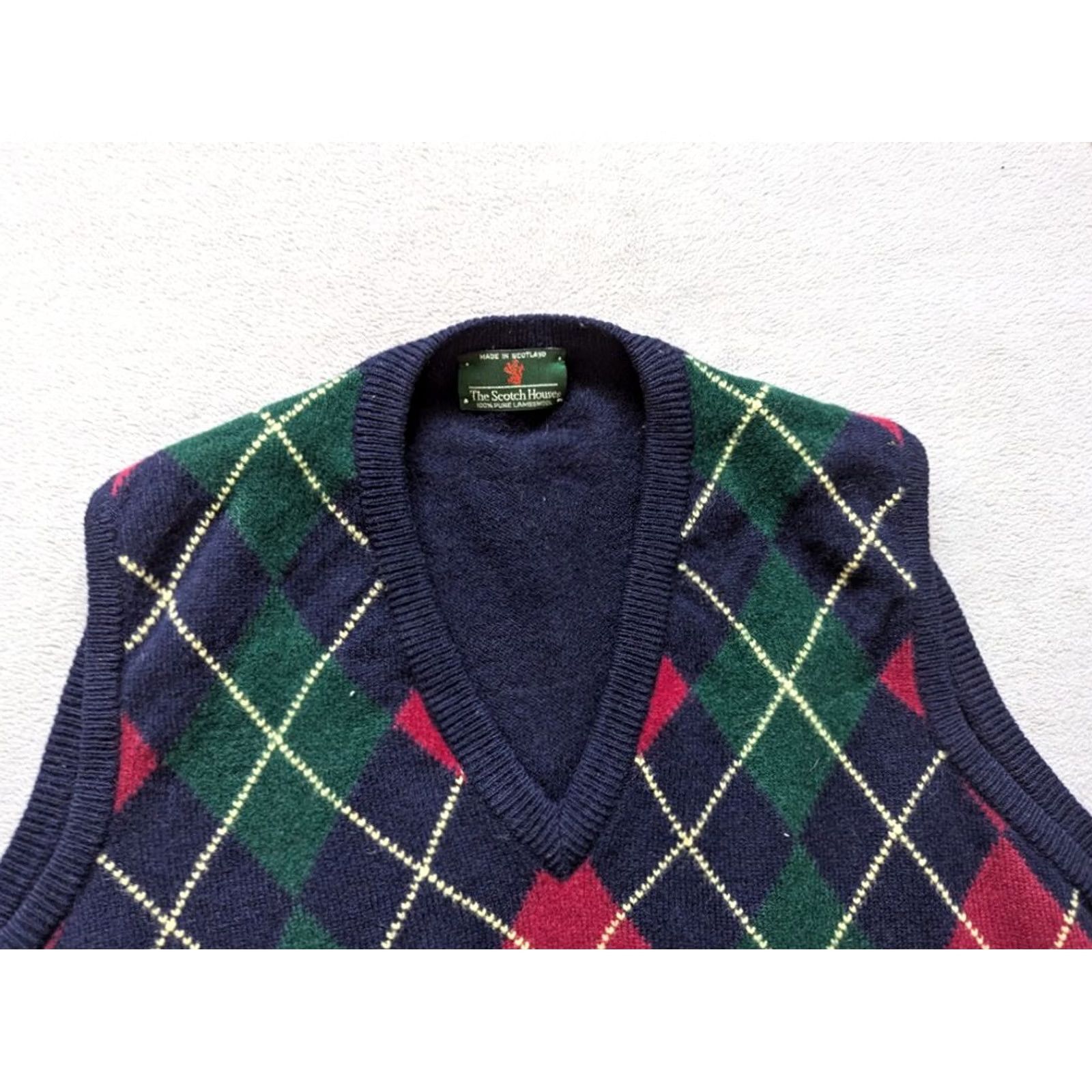Vintage The Scotch Houses Lambswool Vest Mens Blue 44 Scotch Houses Vest Mens 44 Blue Lambswool Vest Size US S / EU 44-46 / 1 - 5 Thumbnail