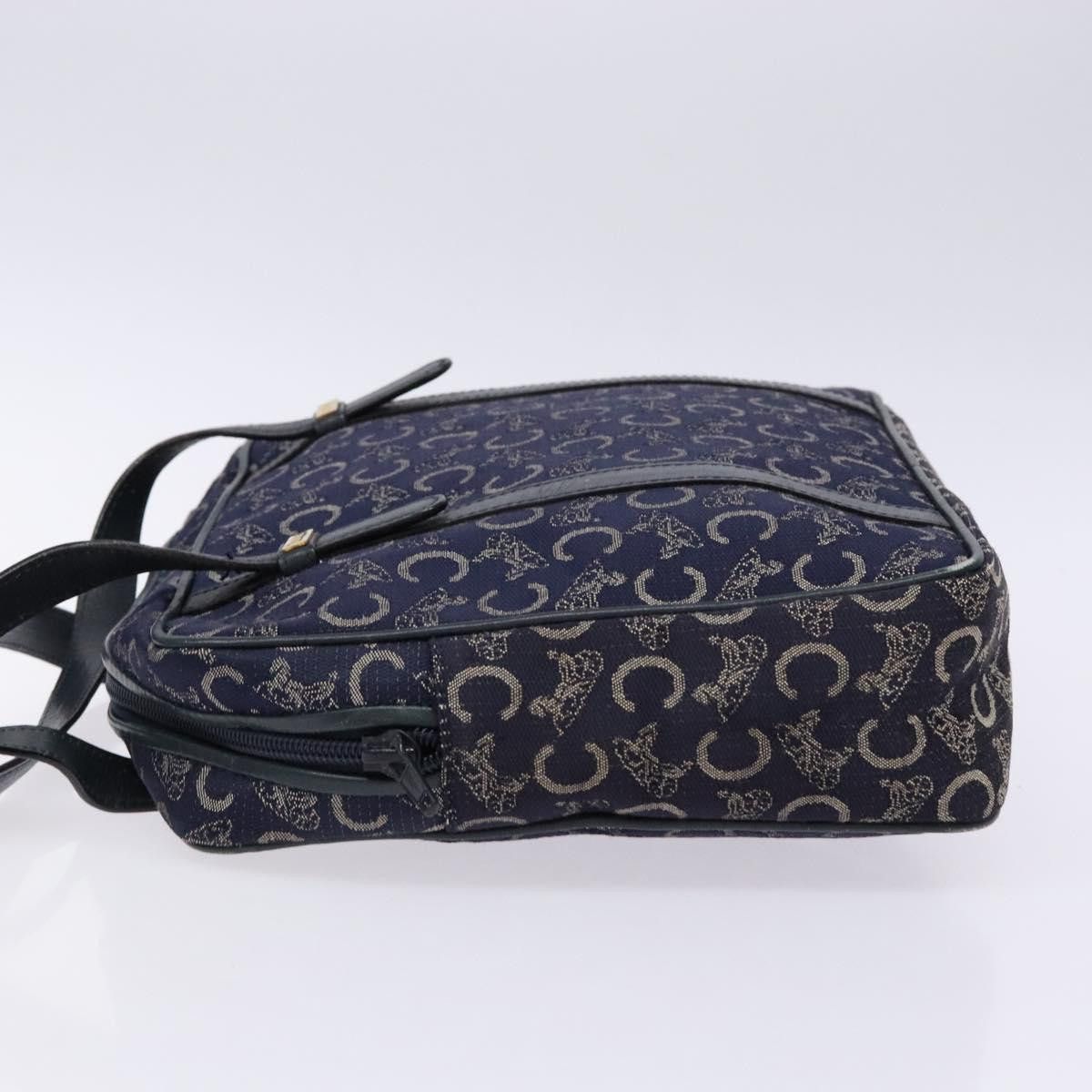 Celine CELINE Sulky Hand Bag Canvas Navy Size ONE SIZE - 5 Thumbnail
