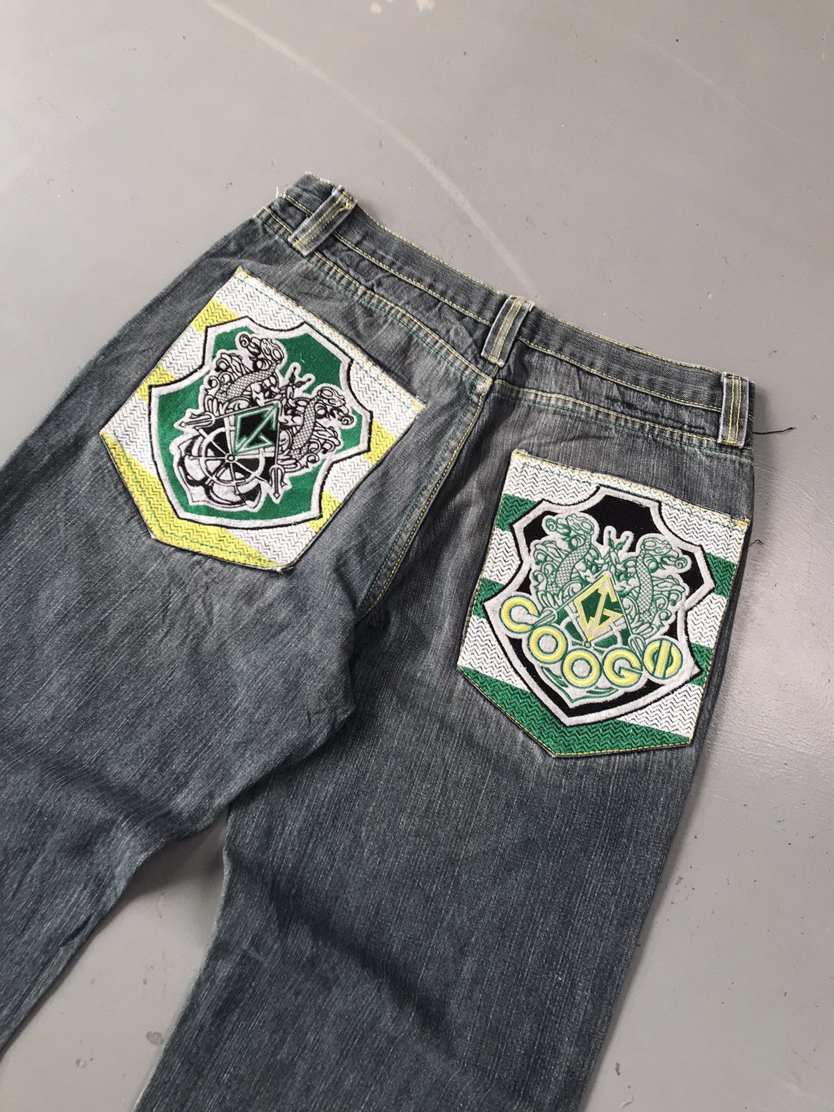 Coogi × Vintage Rare vintage Coogi twin snake 🐍 embroidered denim Size US 32 / EU 48 - 11 Thumbnail