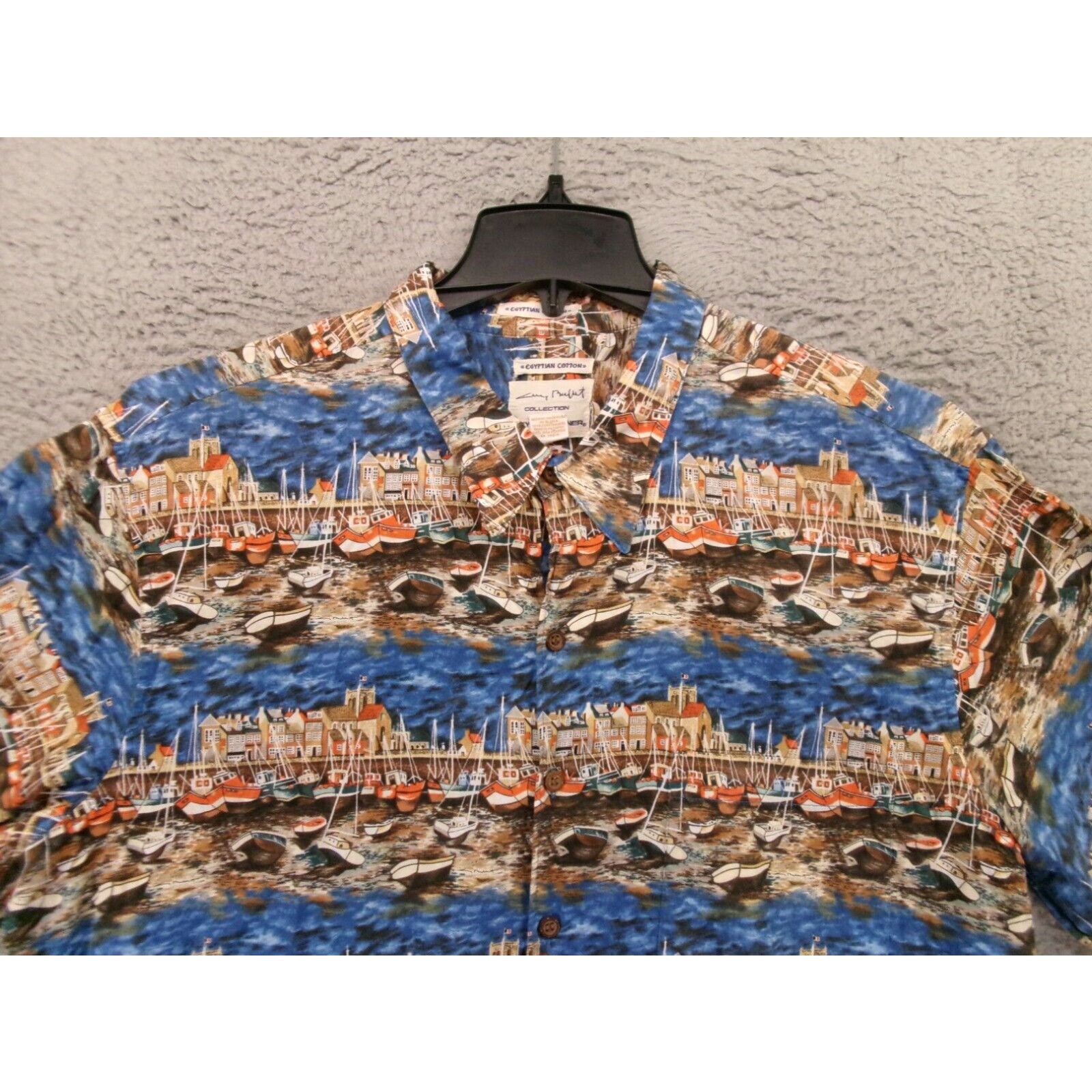 Reyn Spooner Guy Buffet Sailboats cheapest Harbor Hawaiian Button Shirt XL