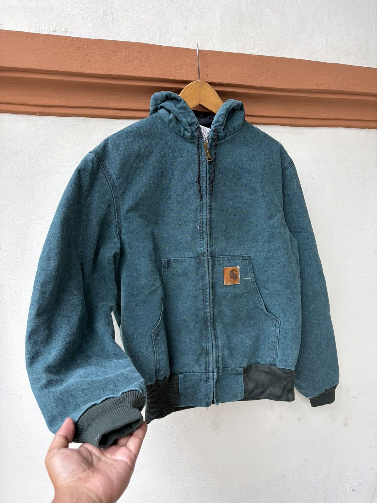 Carhartt Rare vintage Carhartt J06 HTG Hunter Green active jacket Size US S / EU 44-46 / 1 - 2 Thumbnail