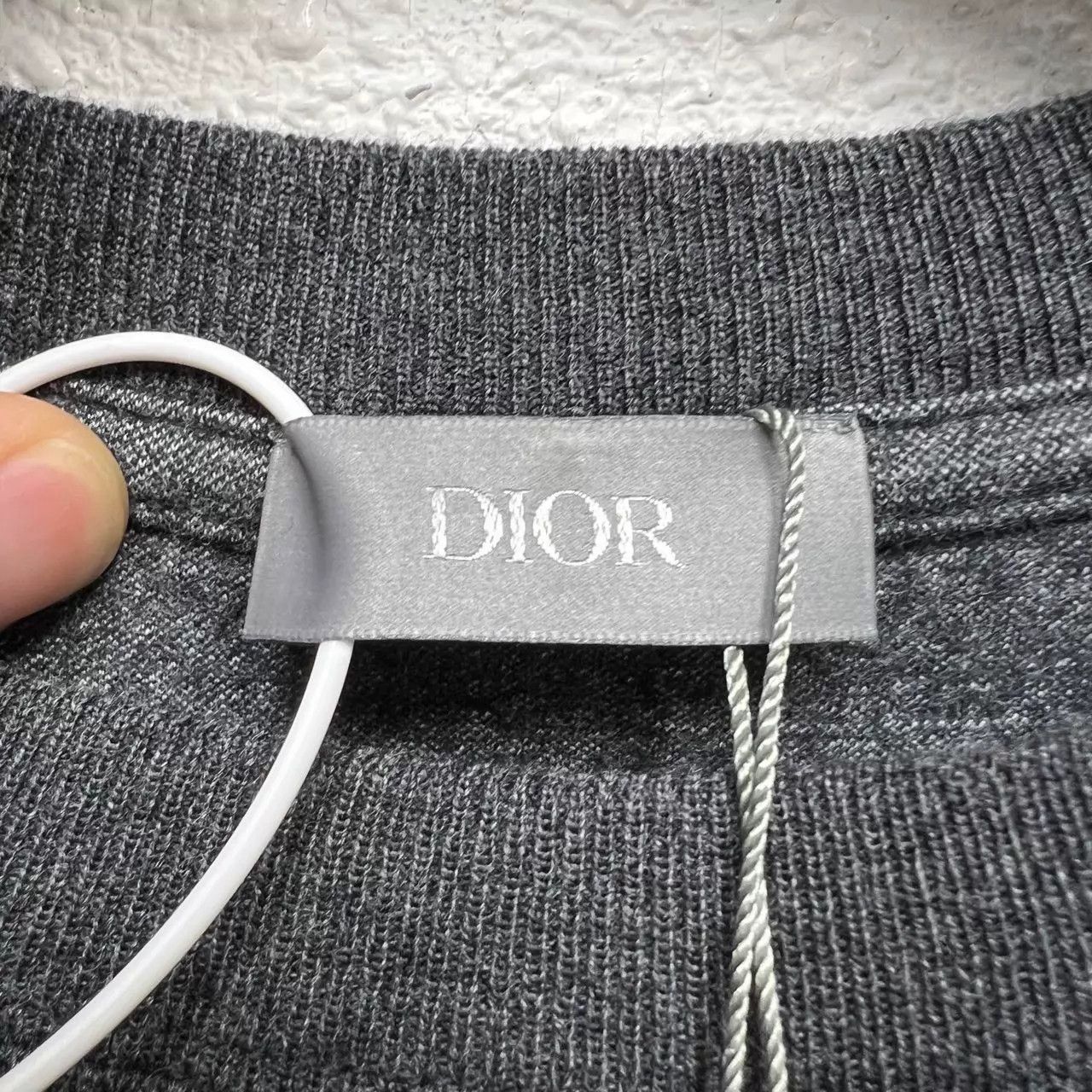 Dior DIOR Men's Embroidered Pocket Striped Wool SS L (New) Size US L / EU 52-54 / 3 - 3 Thumbnail