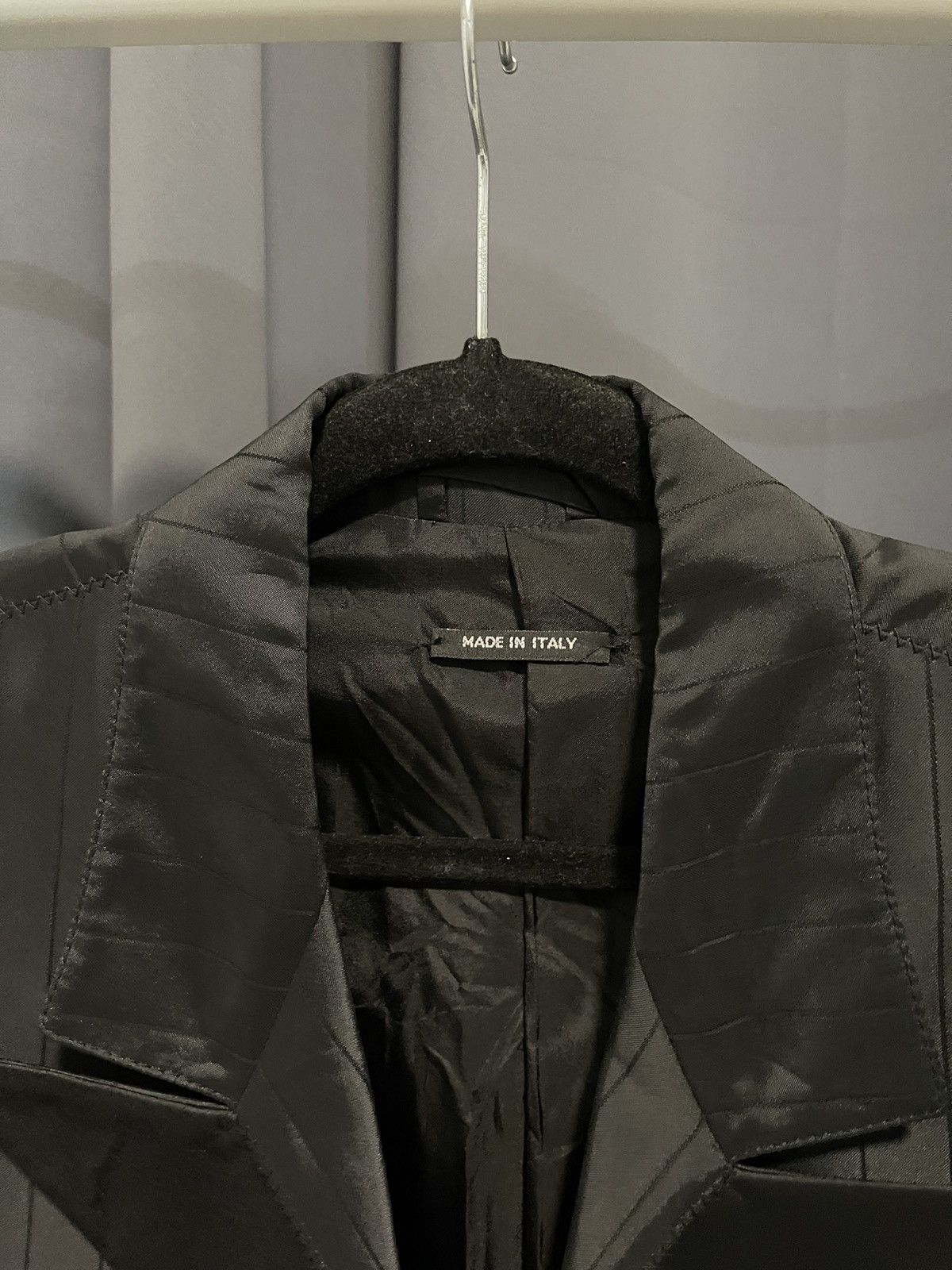 Giorgio Armani (SOLD)Giorgio Armani “Borgo 21” Black Pinstripe Blazer Size US M / EU 48-50 / 2 - 8 Thumbnail