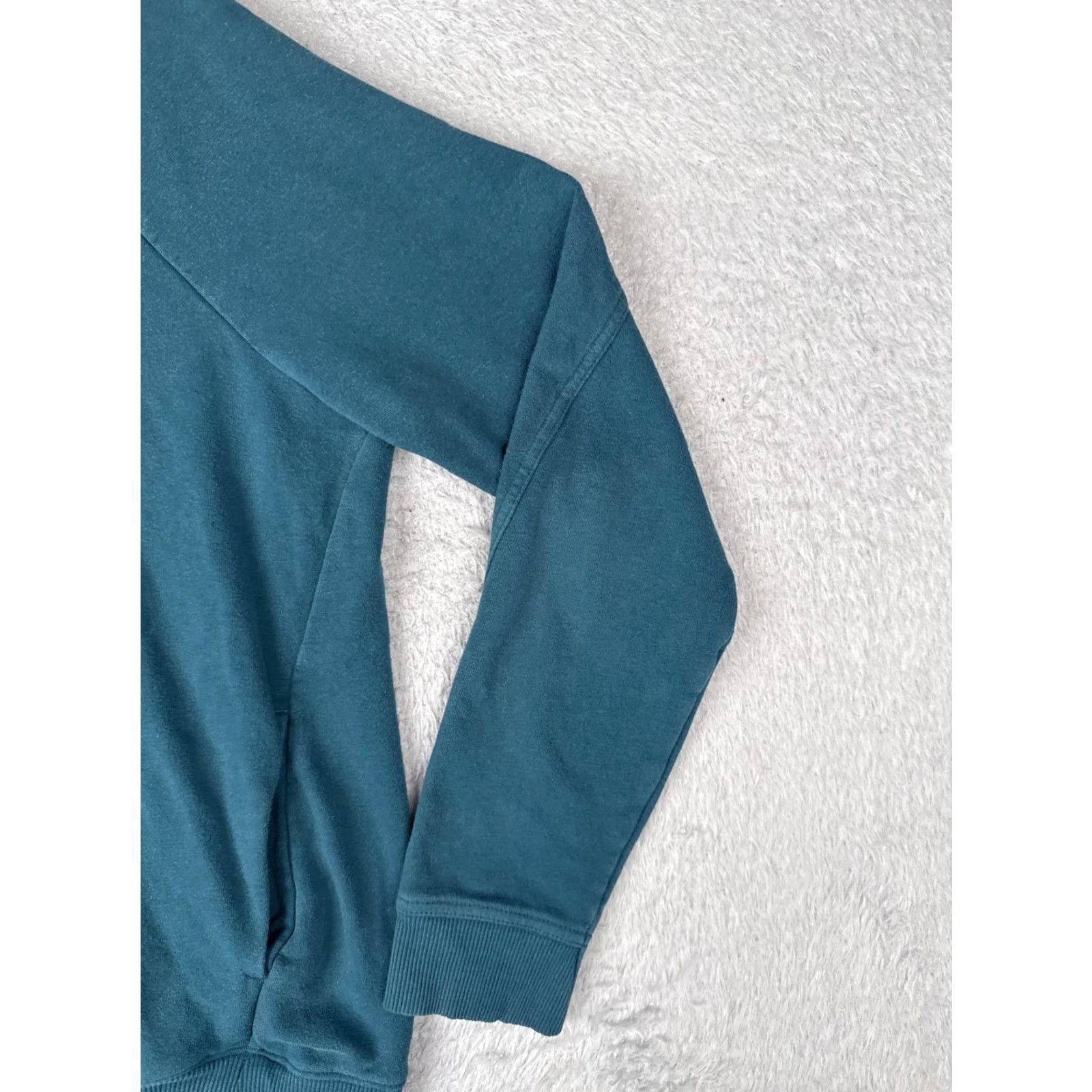 Under Armour Under Armour Threadborne Hoodie Women Medium Blue Pullover Sweatshirt Logo Knit Size M / US 6-8 / IT 42-44 - 2 Thumbnail